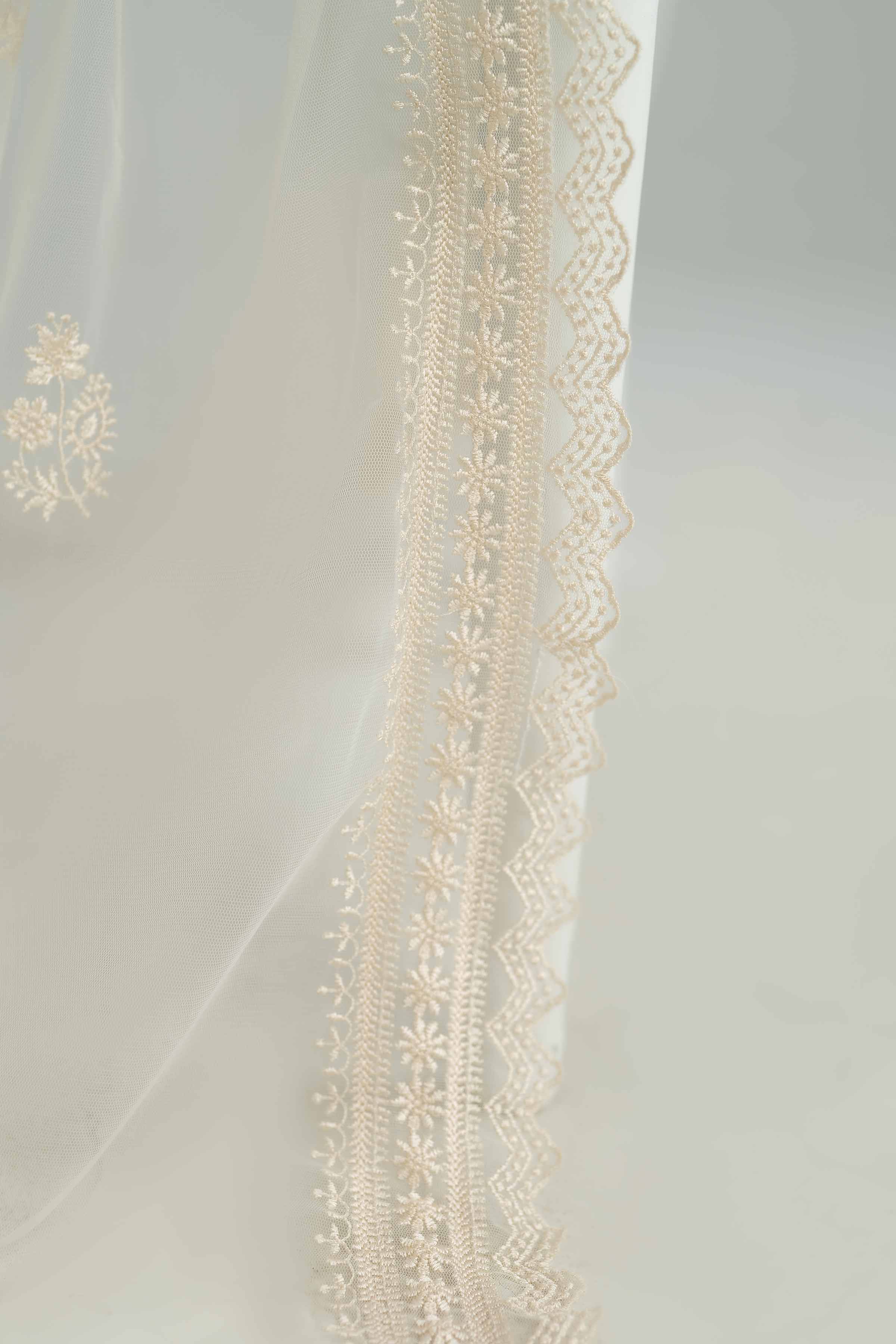 Embroidered Dupatta - KFW25-65