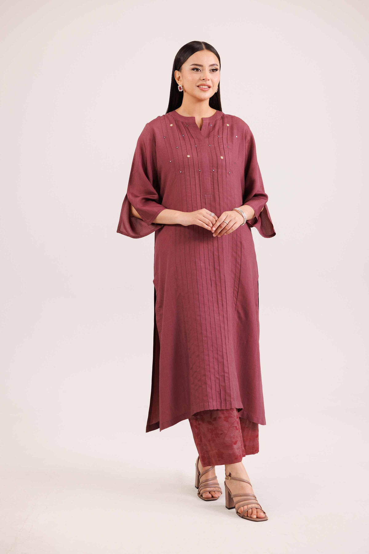 2 Piece - Embroidered Suit - KFW25-79