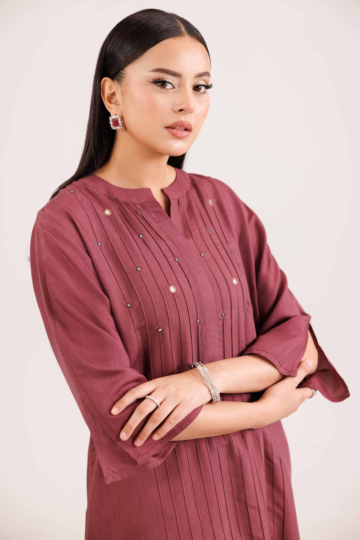 2 Piece - Embroidered Suit - KFW25-79