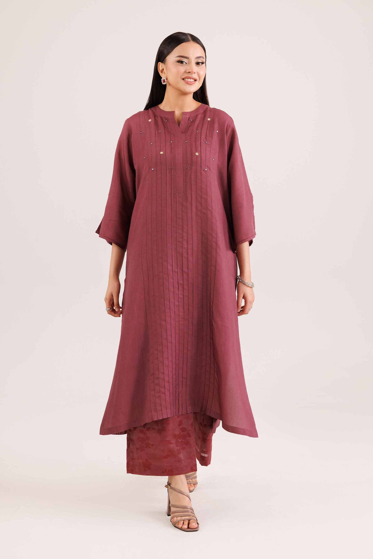 2 Piece - Embroidered Suit - KFW25-79