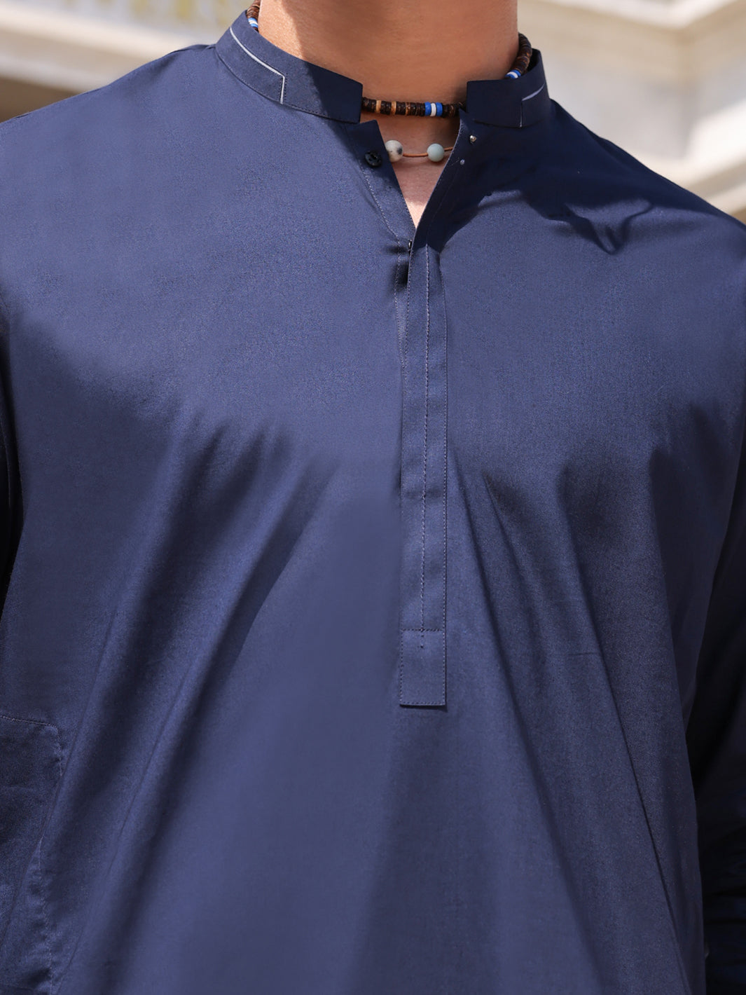 Blue Cotton Kurta Trouser - AL-KT-2980