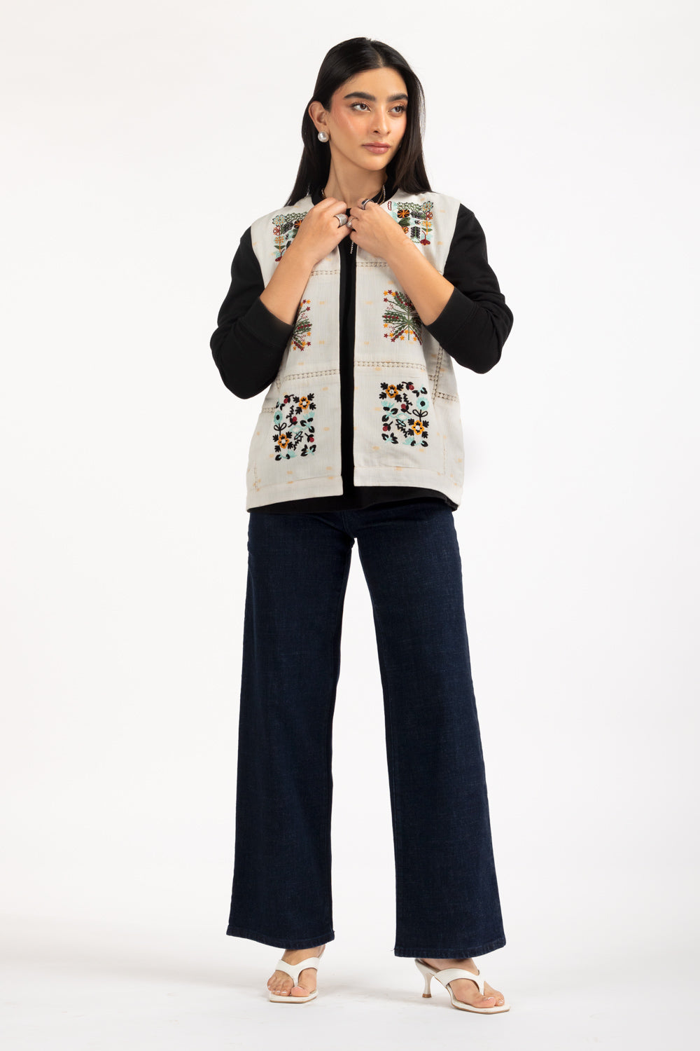 Karandi Embroidered Waistcoat
