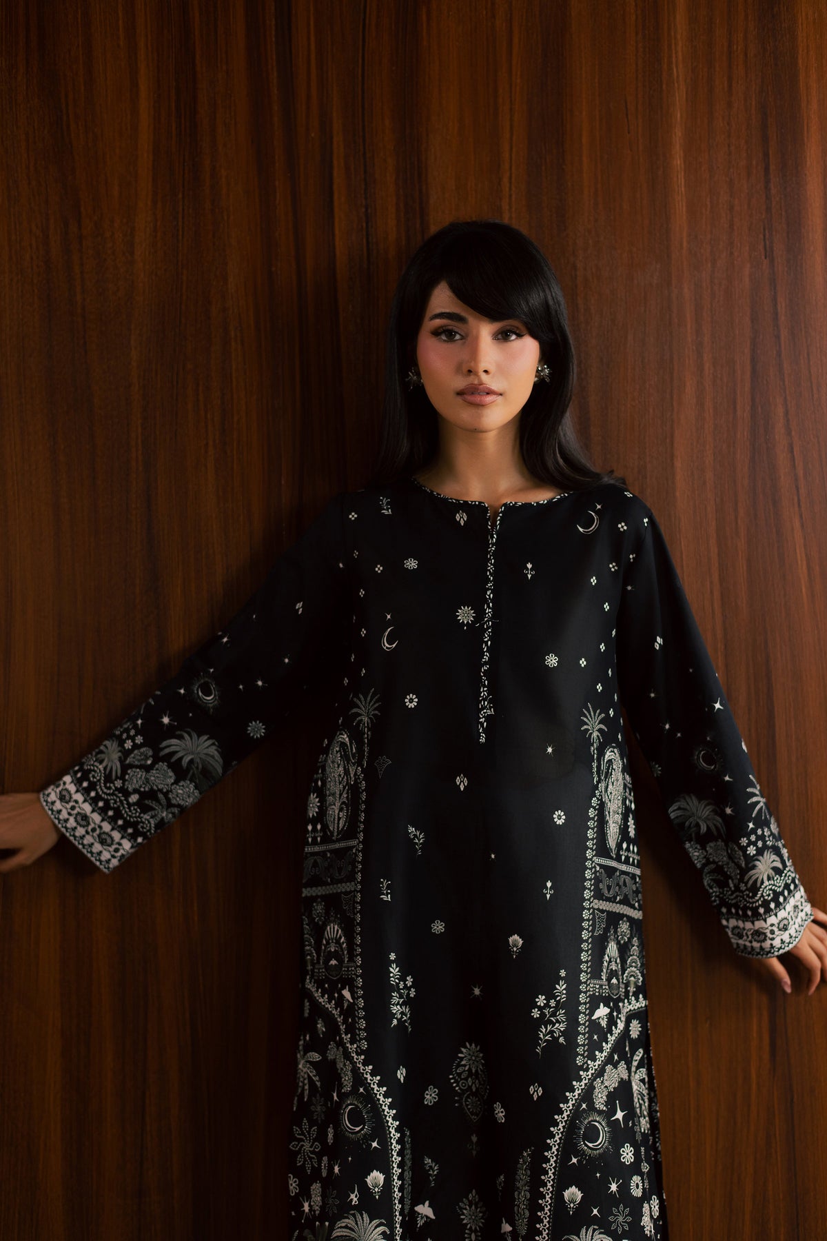 Katy 2Pc - Printed Lawn Dress