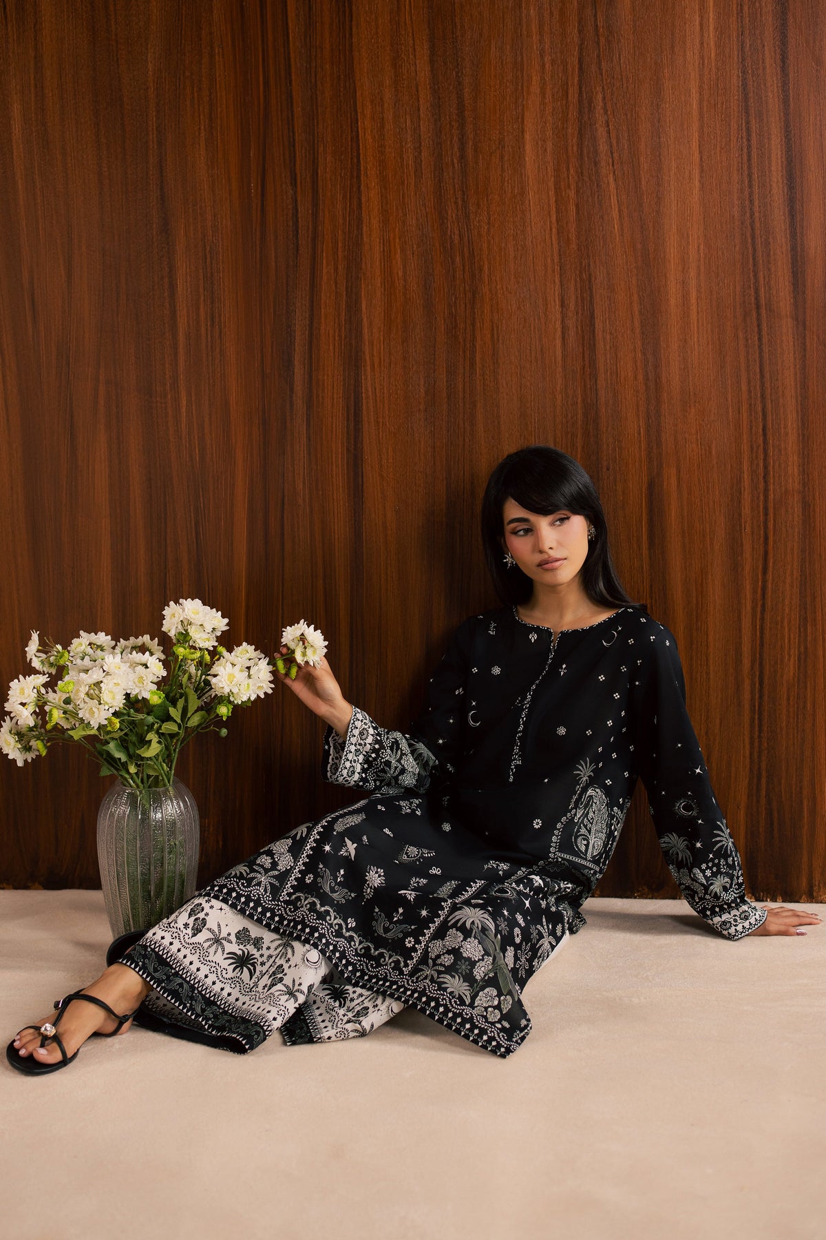 Katy 2Pc - Printed Lawn Dress