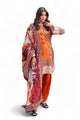 3 Piece Printed Khaddar Suit
