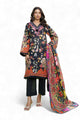 3 Piece Printed Khaddar Suit