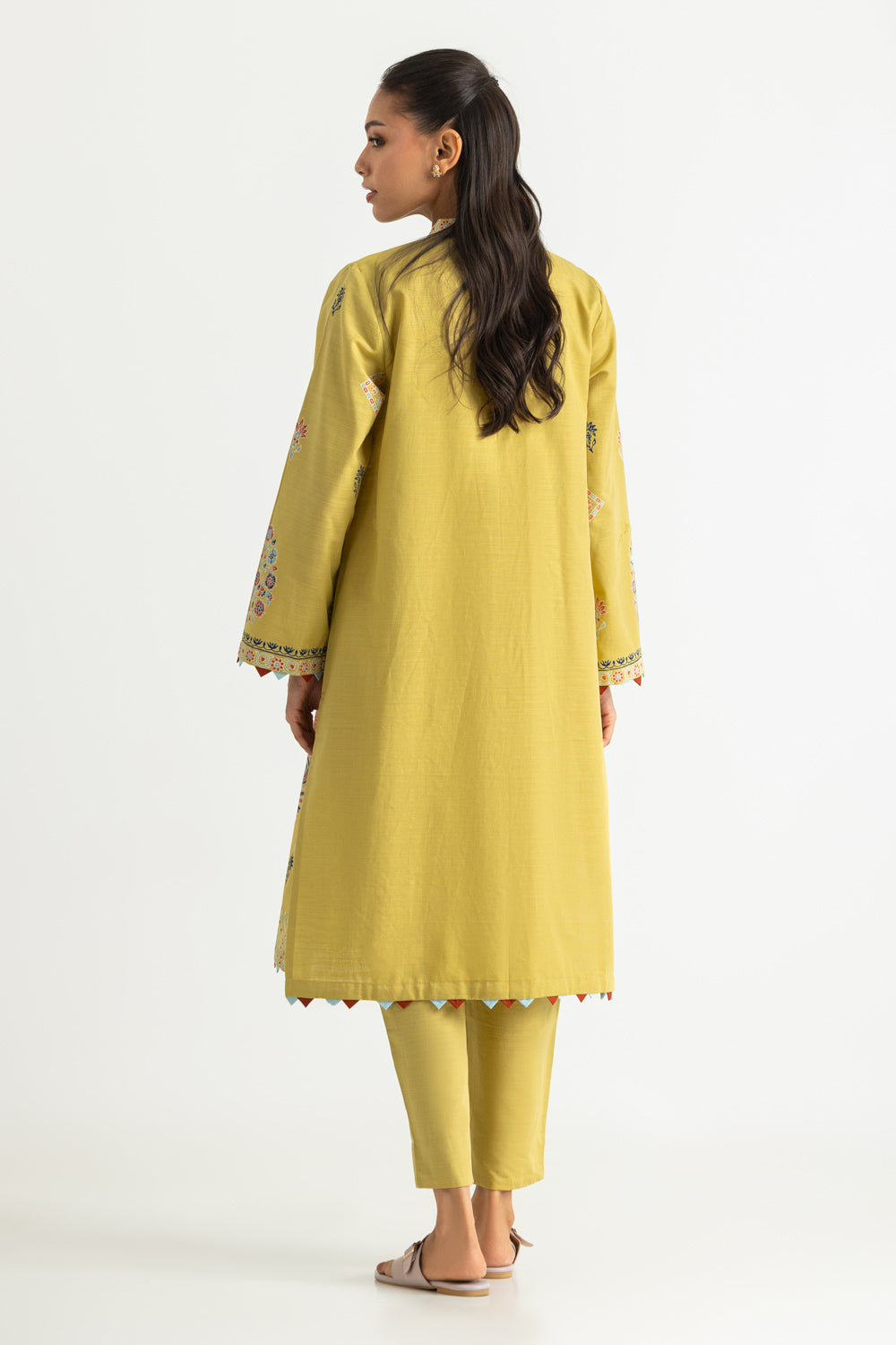 Khaddar Block Printed Co-Ord Set