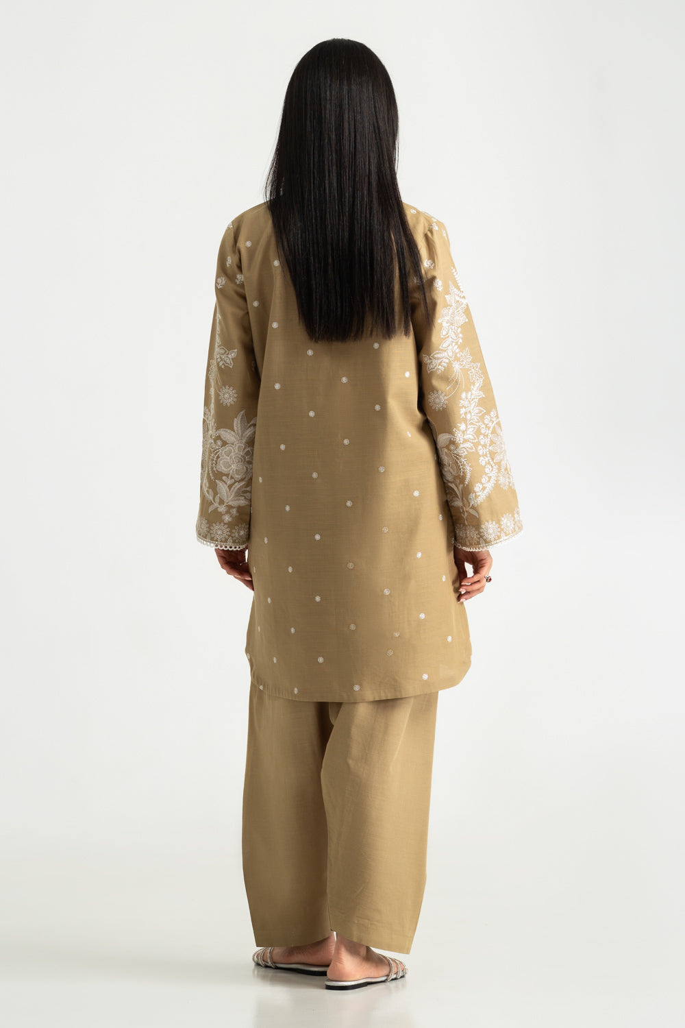 Khaddar Embroidered Co-Ord Set