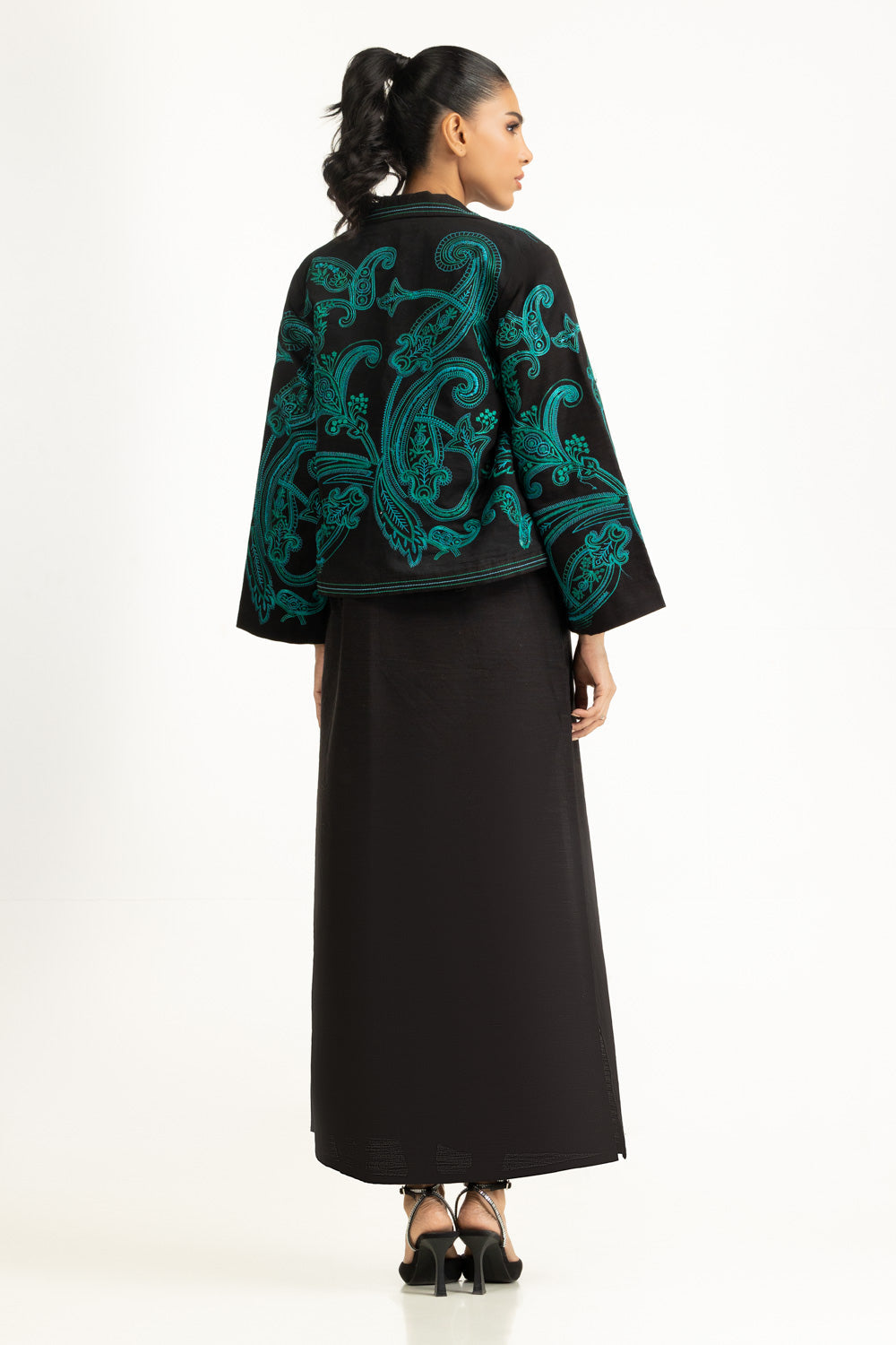 Khaddar Embroidered Waistcoat