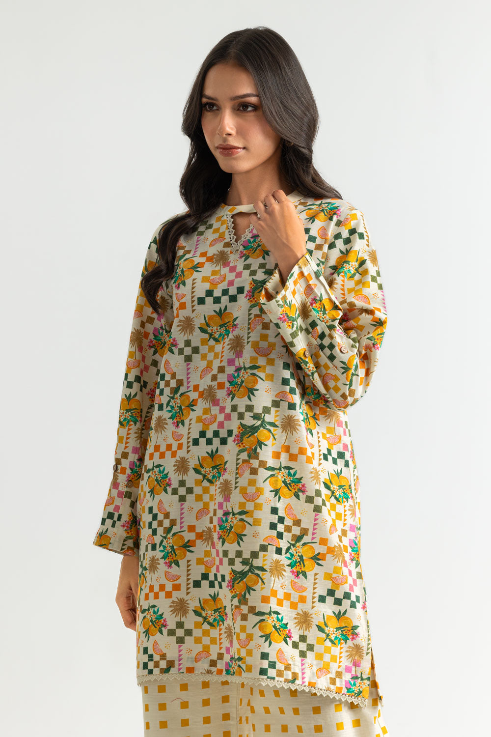 Khaddar Printed Co-Ord Set