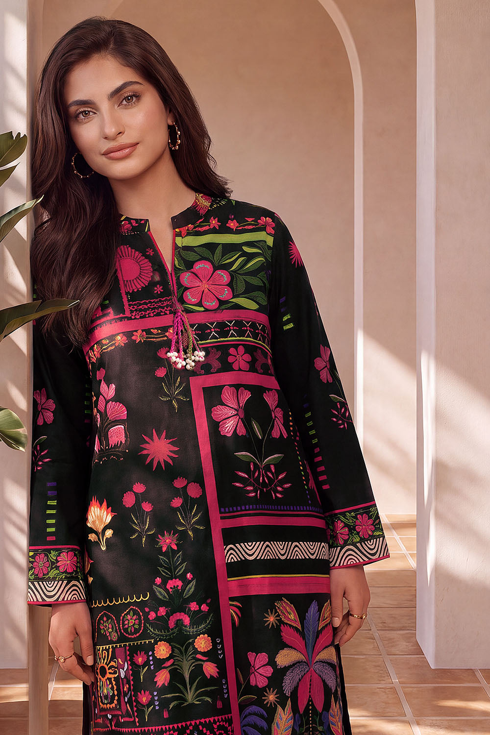 Khaddar Printed Co-Ord Set - IPST-88344