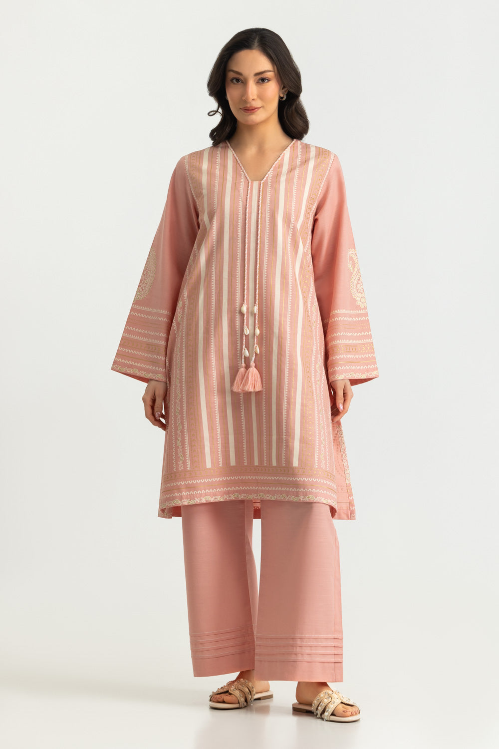 Khaddar Slub Printed Co-Ord Set