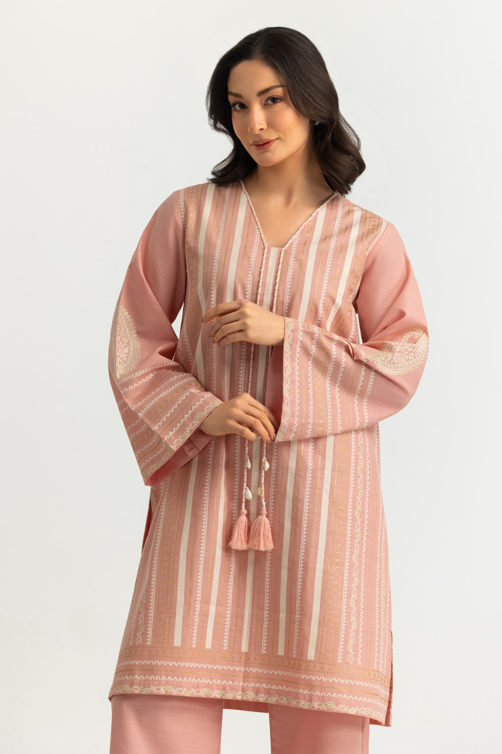 Khaddar Slub Printed Co-Ord Set