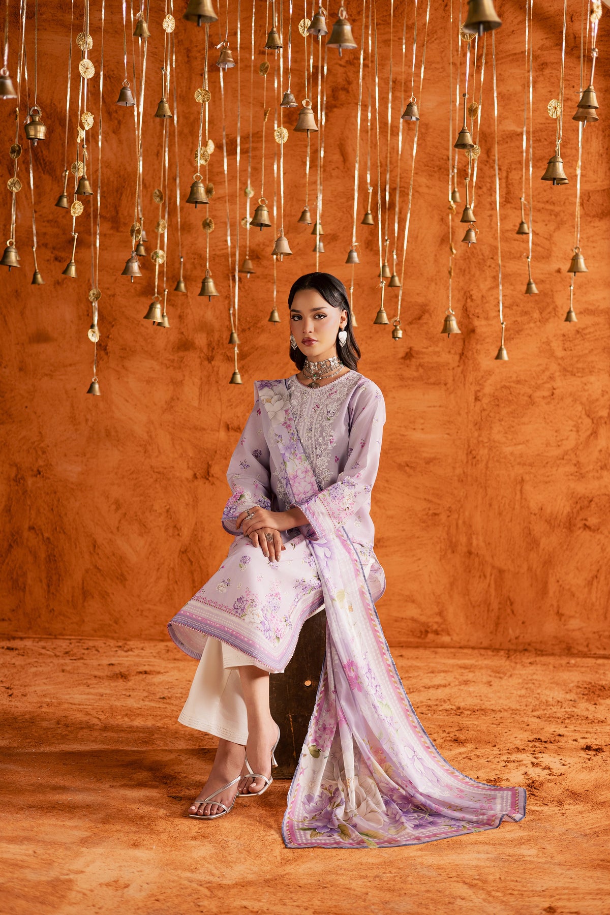 Khayaal 3Pc - Printed Lawn Dress