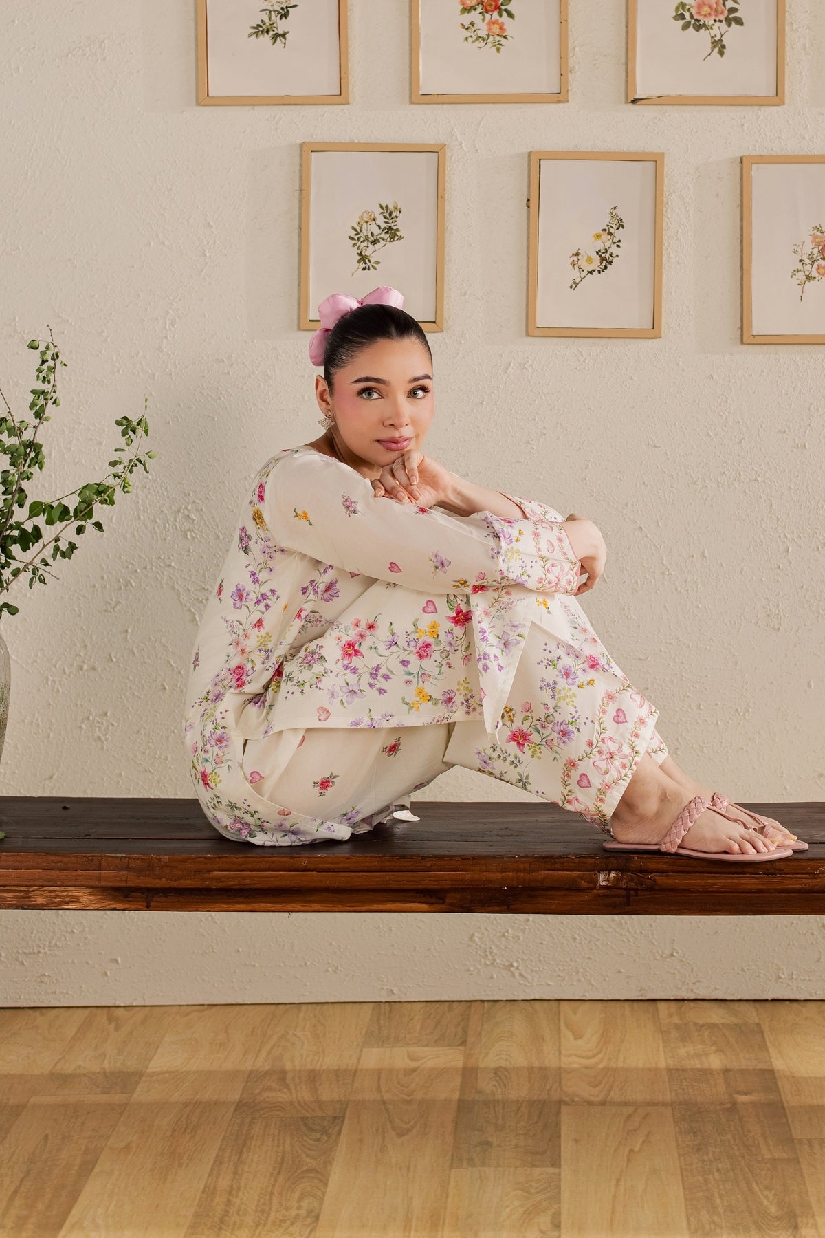 Khelani 2Pc - Printed Lawn Dress