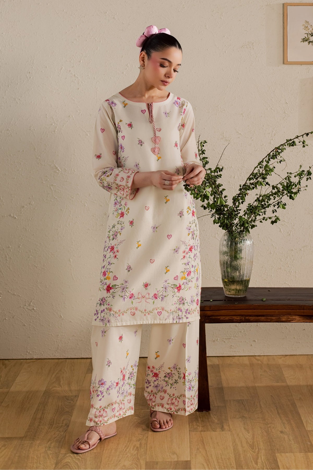 Khelani 2Pc - Printed Lawn Dress