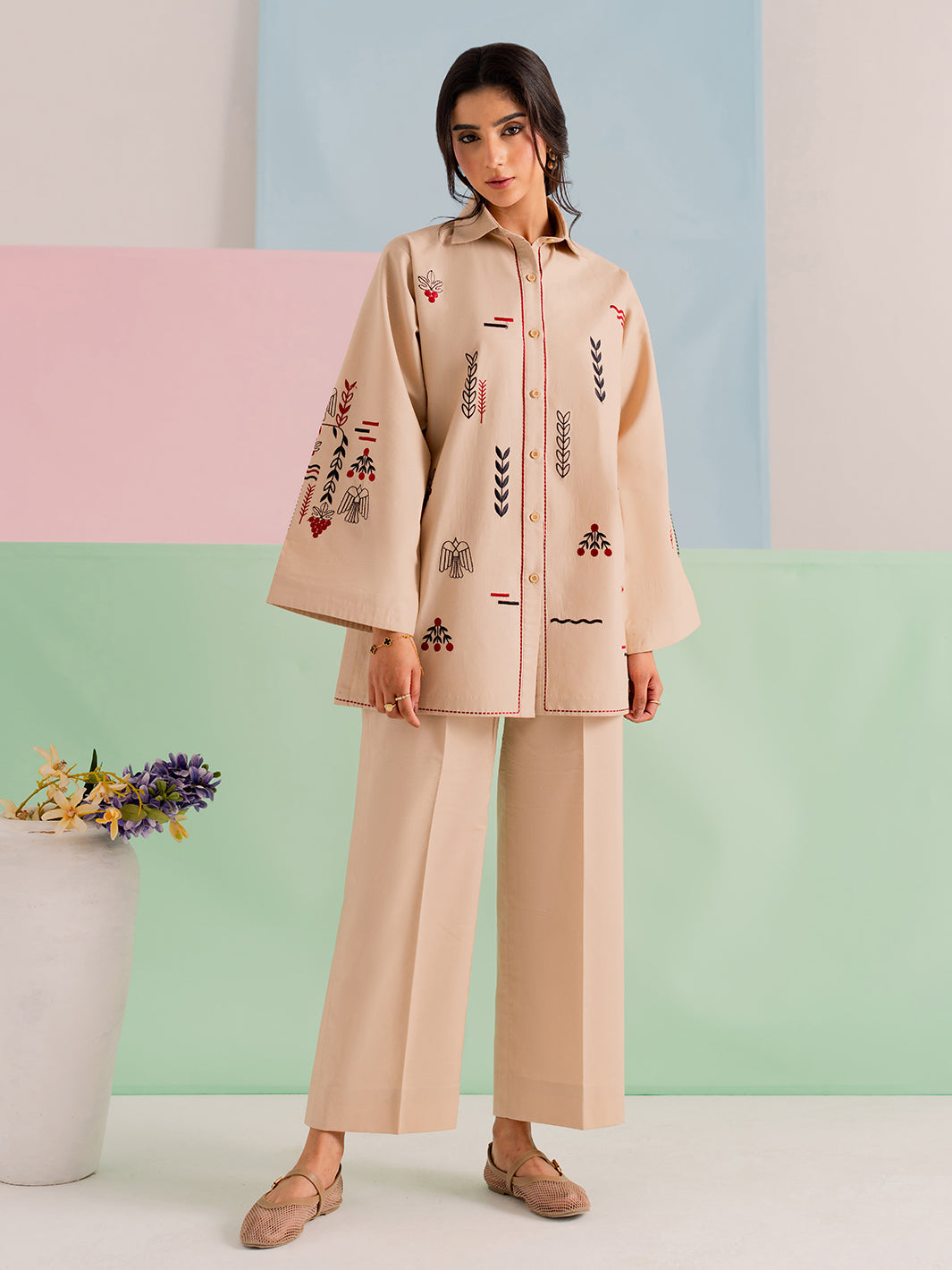 ARDIS - 2Pc Embroidered Co-ords Set
