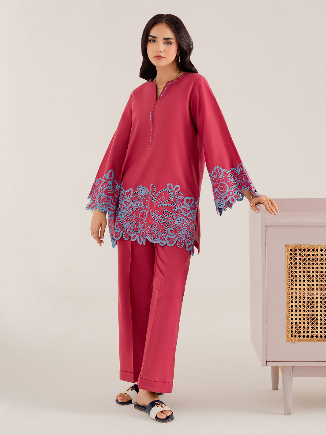 SELUNE - 2Pc Embroidered Set
