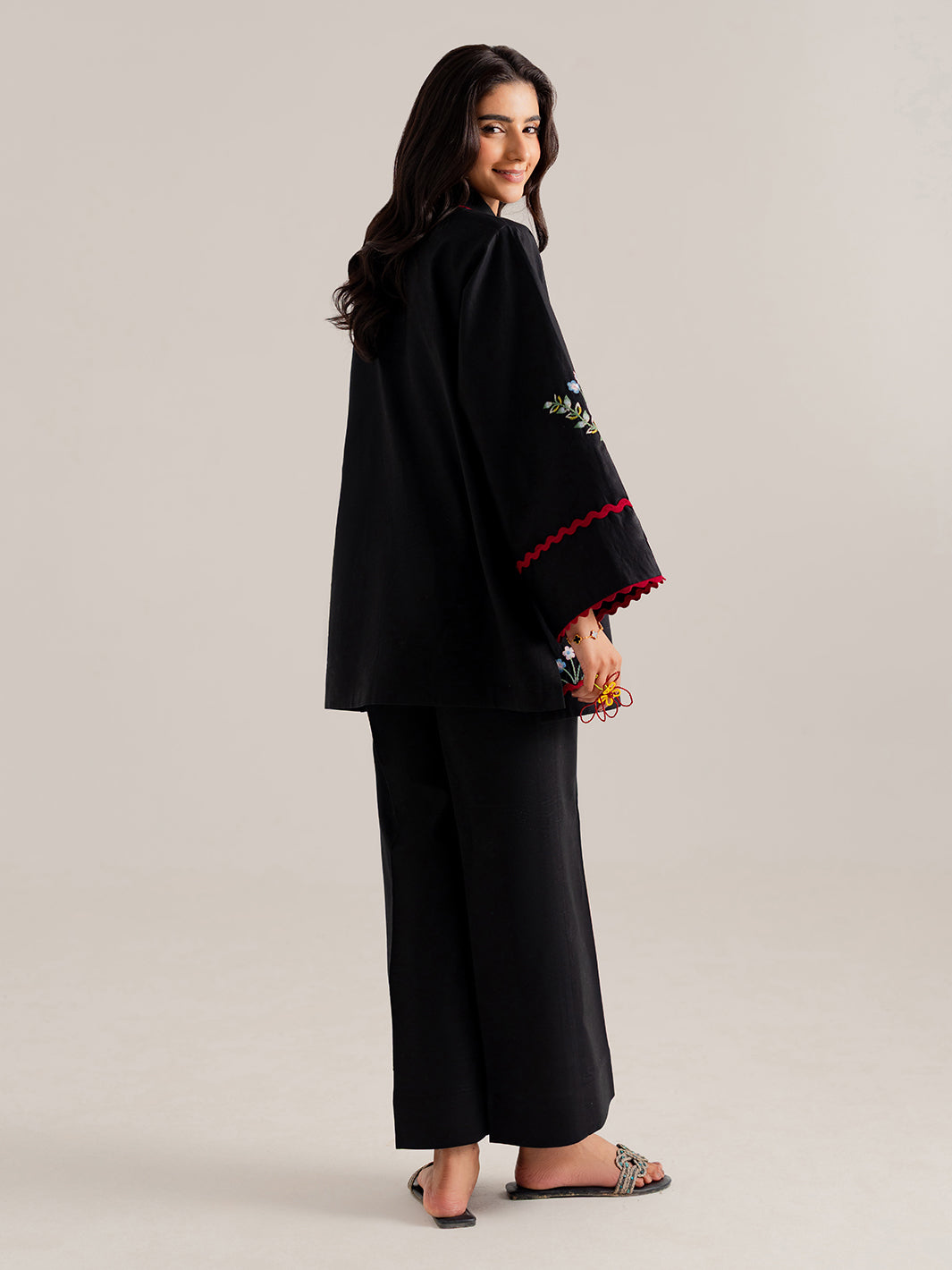 AENYAL - 2Pc Embroidered Co-ords Set
