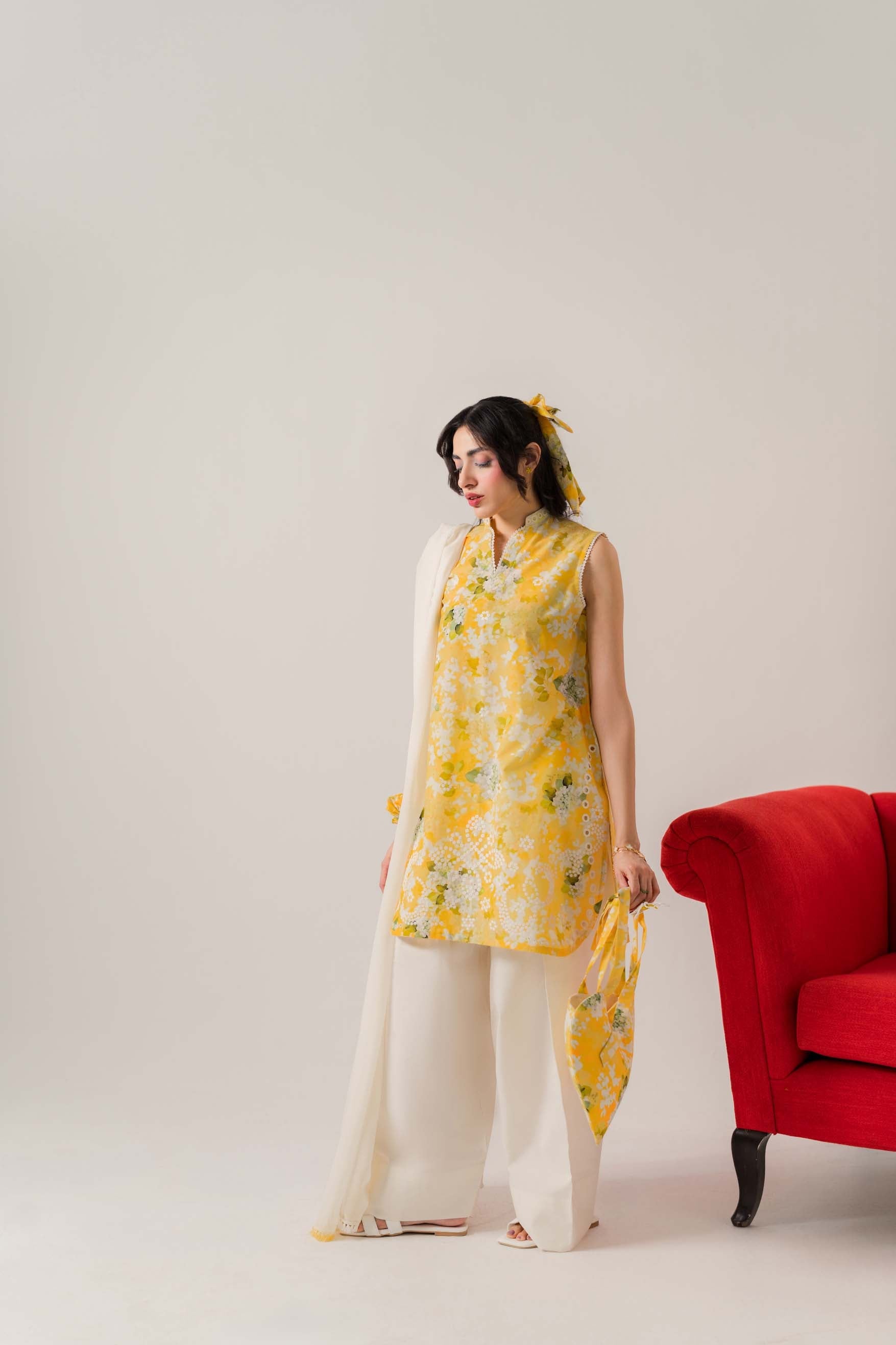 Limecello - 3Pc Printkari Suit