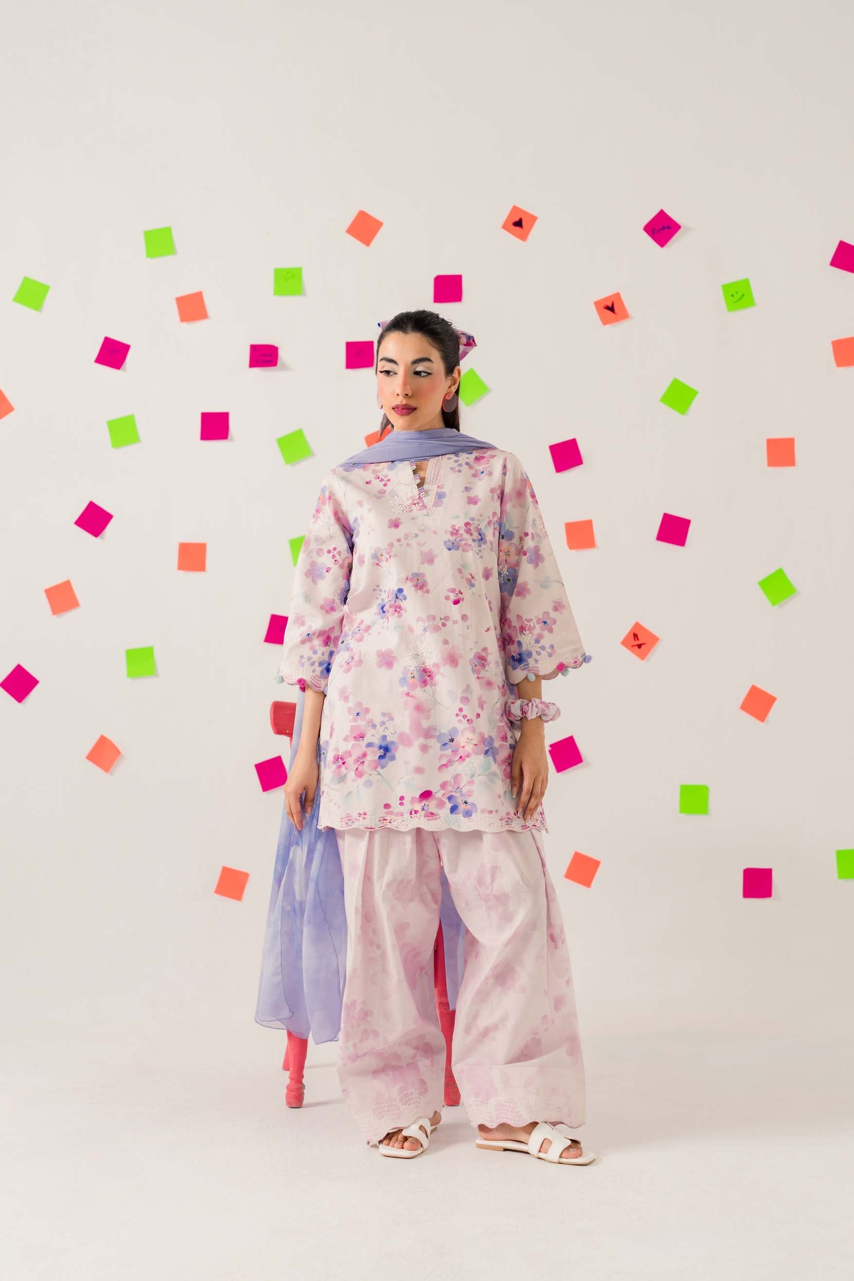 Azzura - 3Pc Printkari Suit