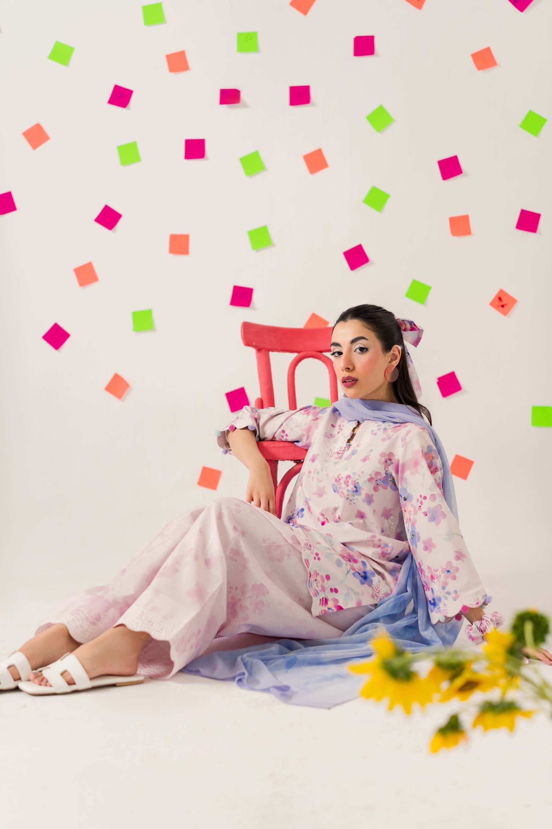 Azzura - 3Pc Printkari Suit