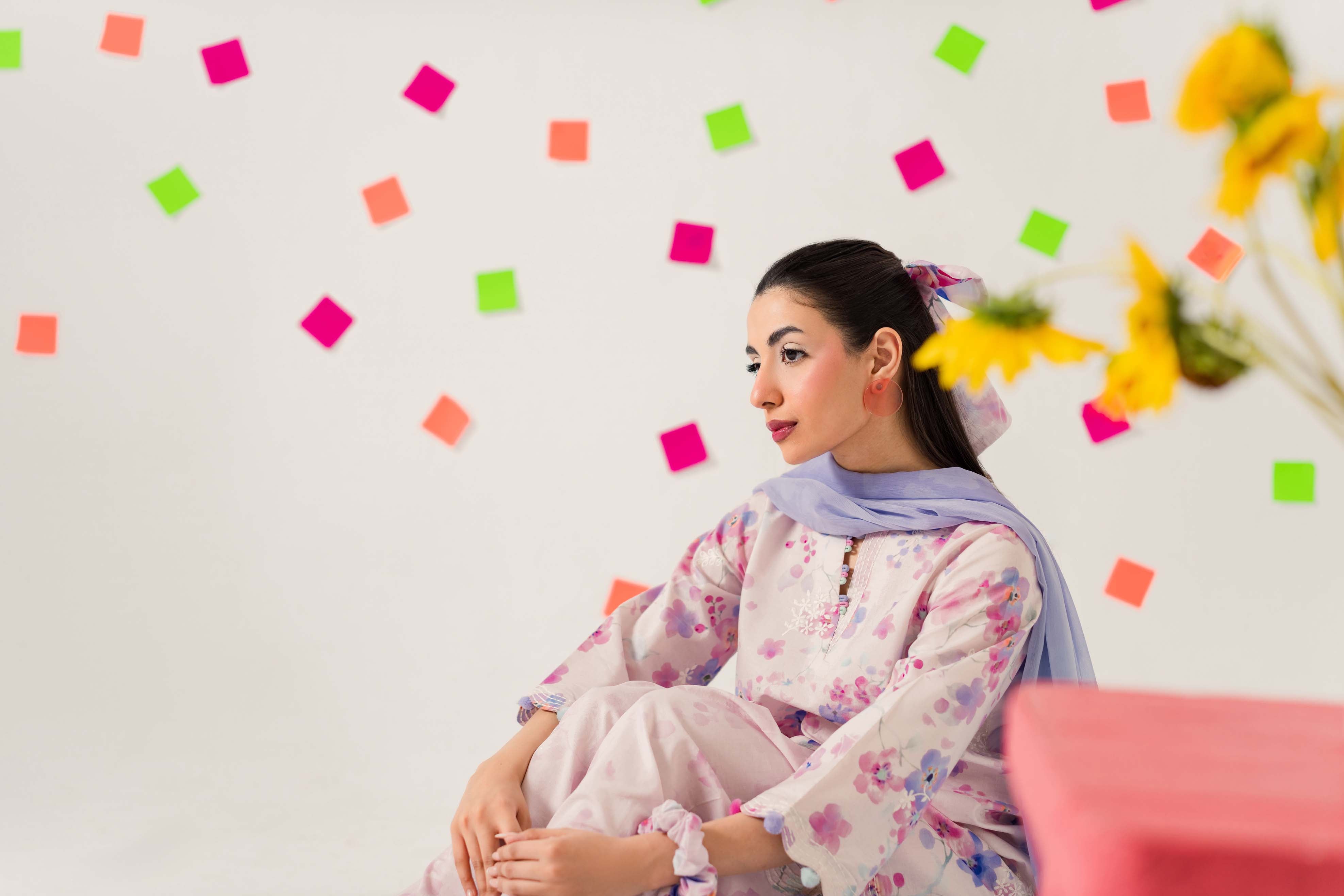 Azzura - 3Pc Printkari Suit