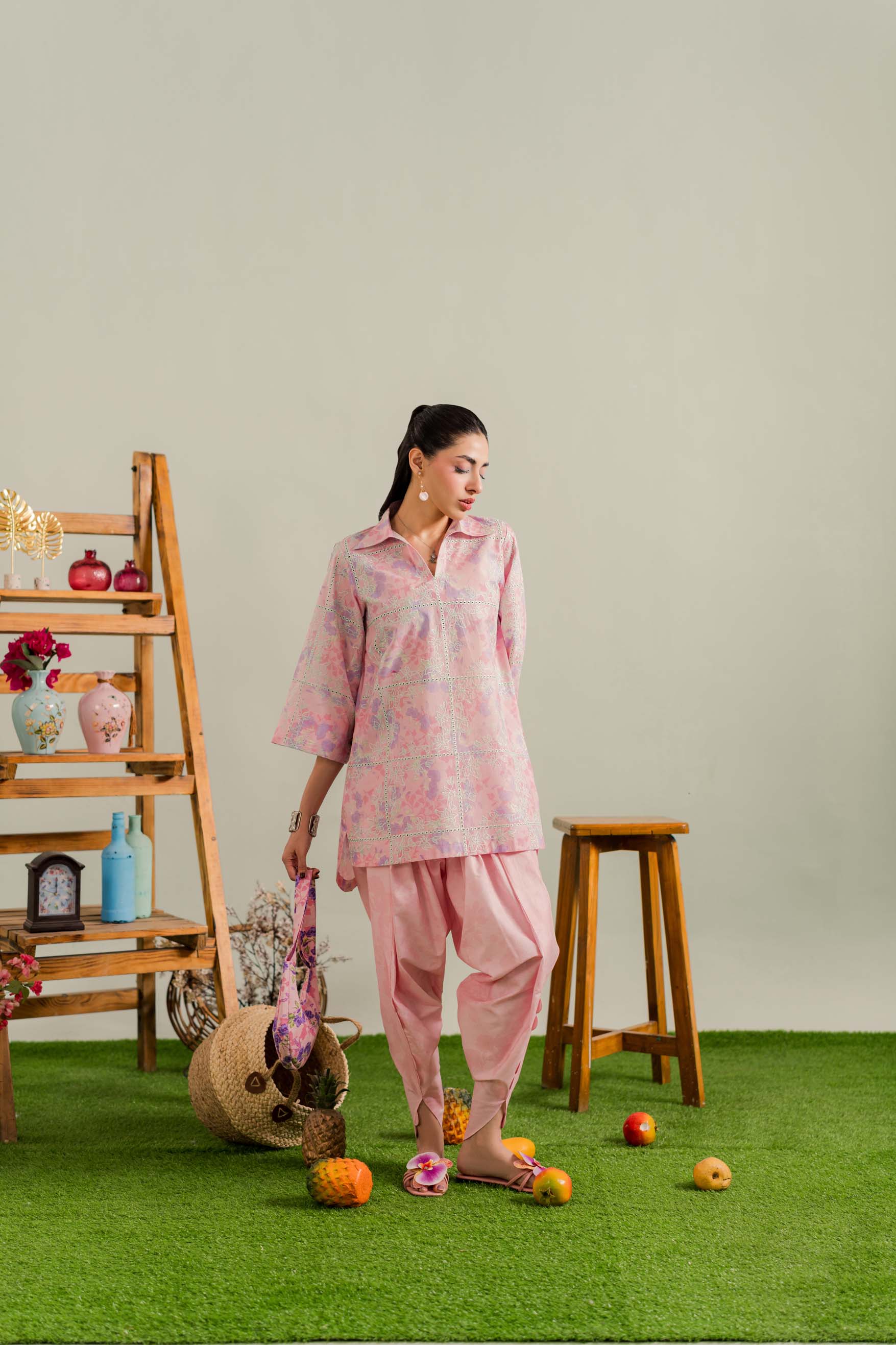Rosee - 2Pc Printkari Suit