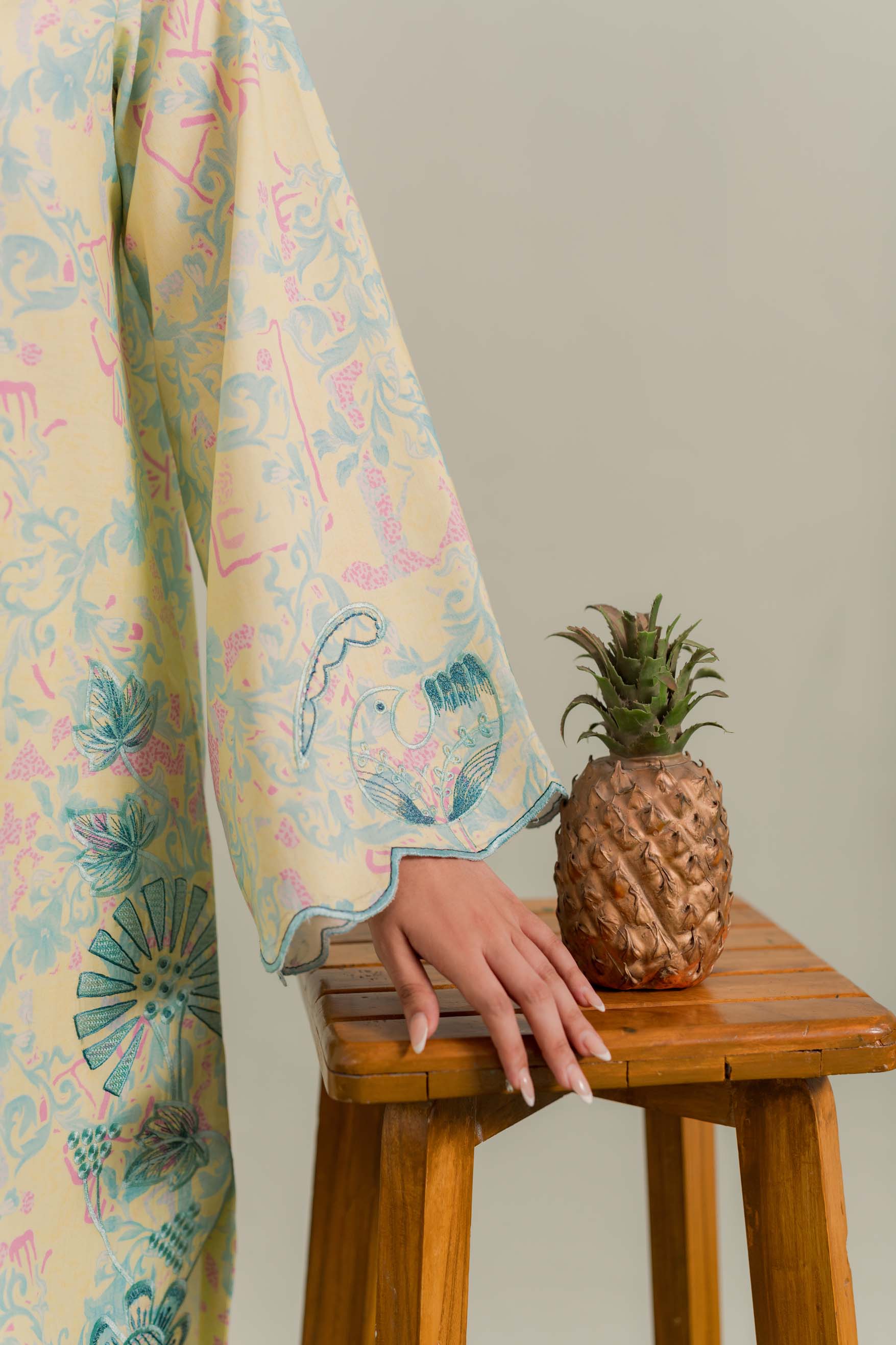 Sorbeto - 3Pc Printkari Suit
