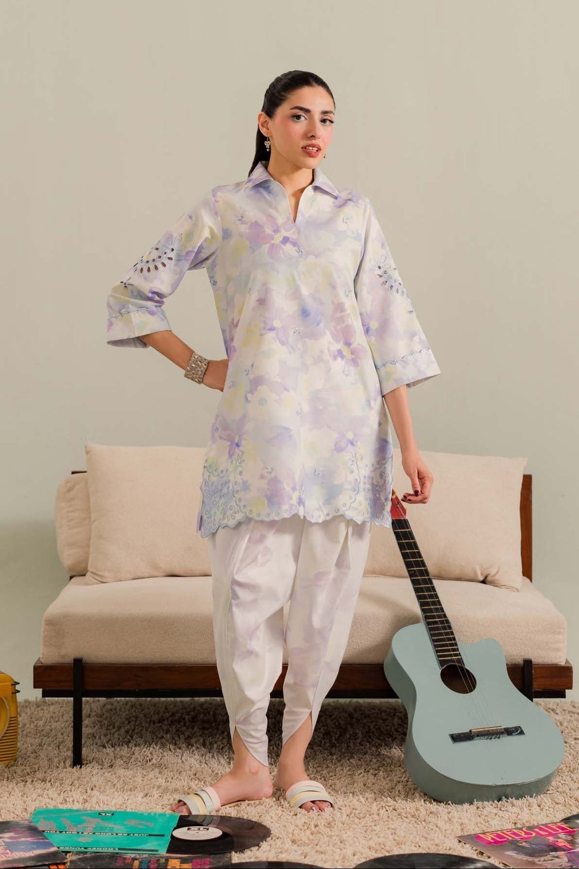 Mystique - 2Pc Printkari Suit
