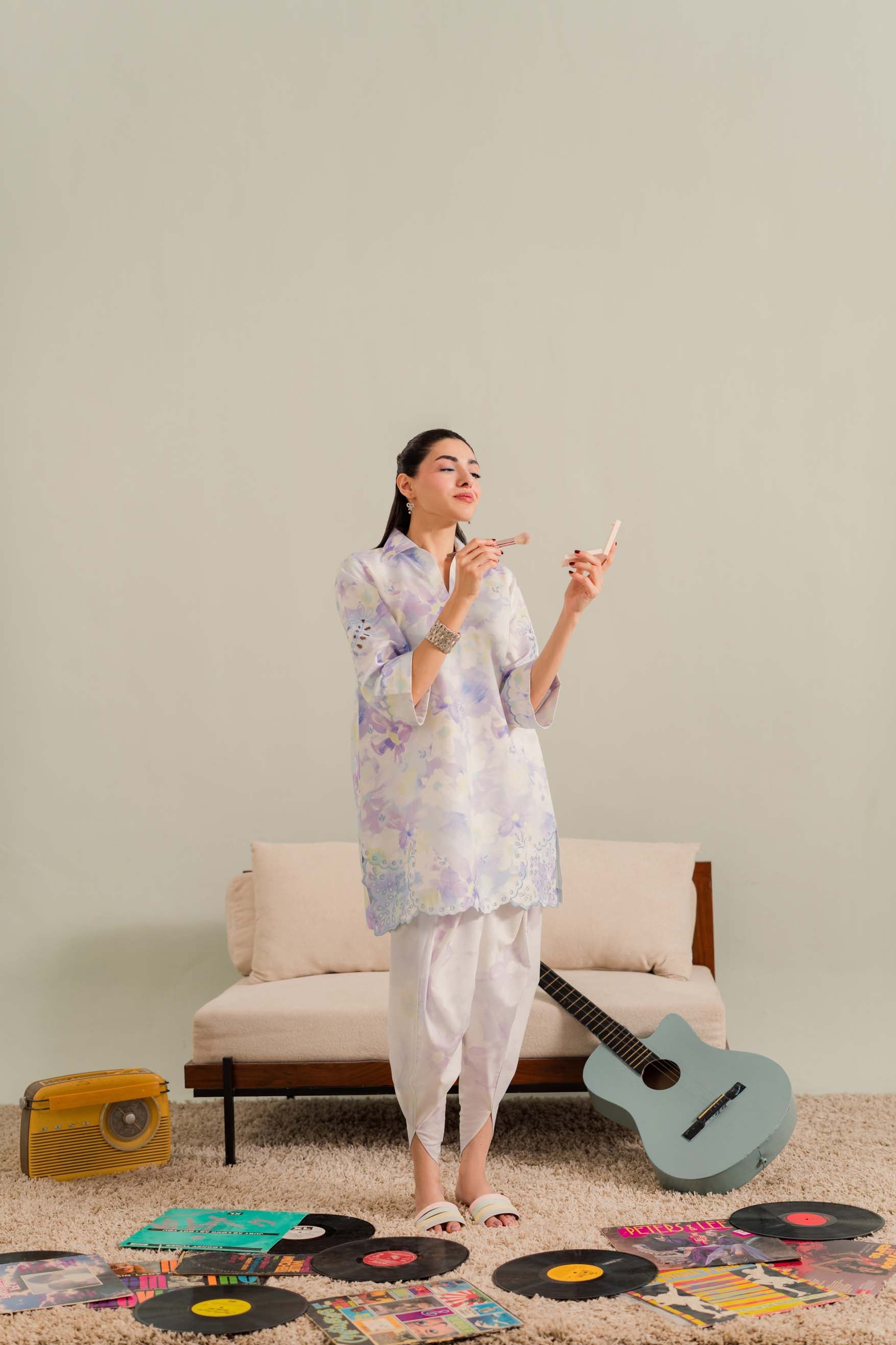Mystique - 2Pc Printkari Suit