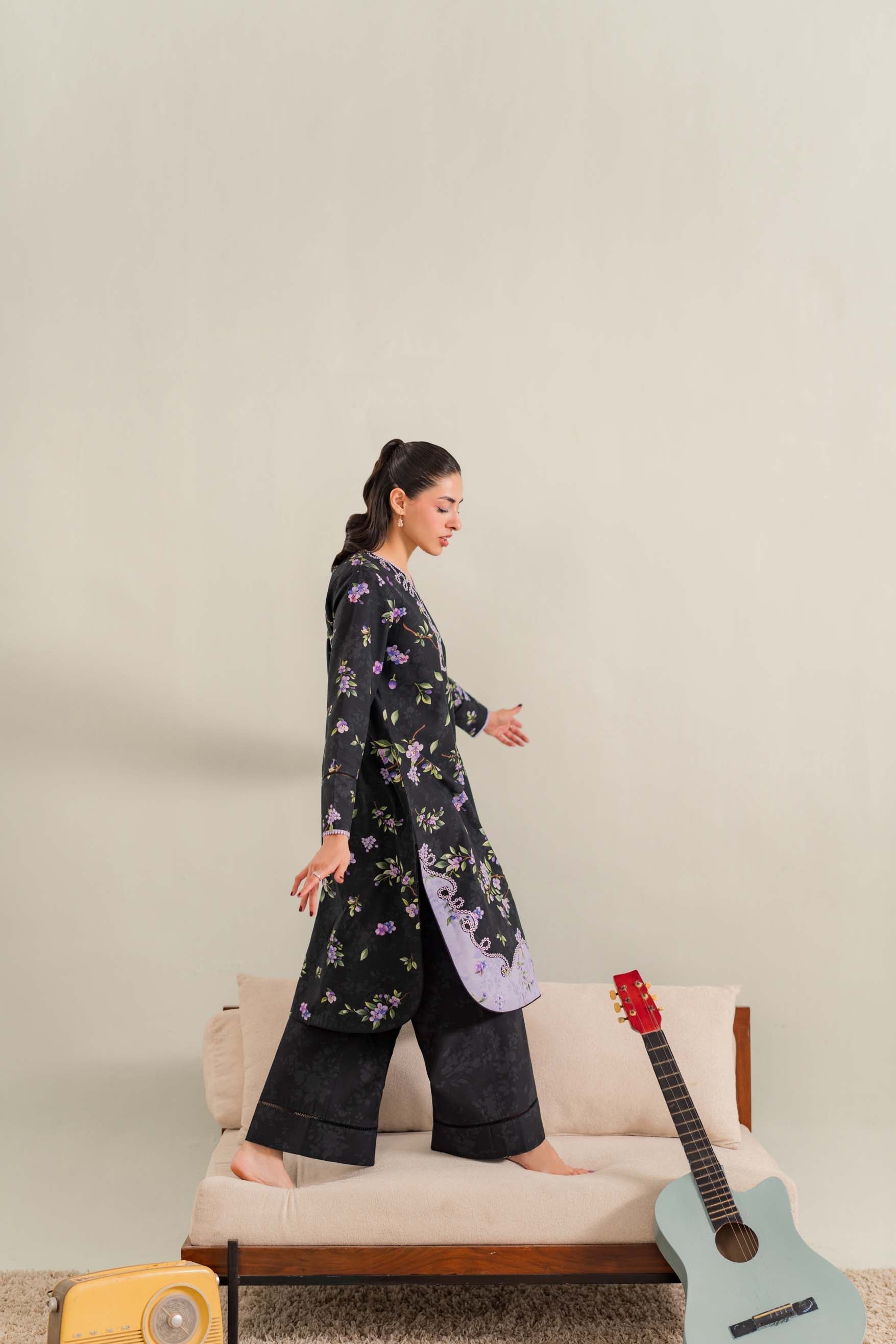 Opaline - 3Pc Printkari Suit