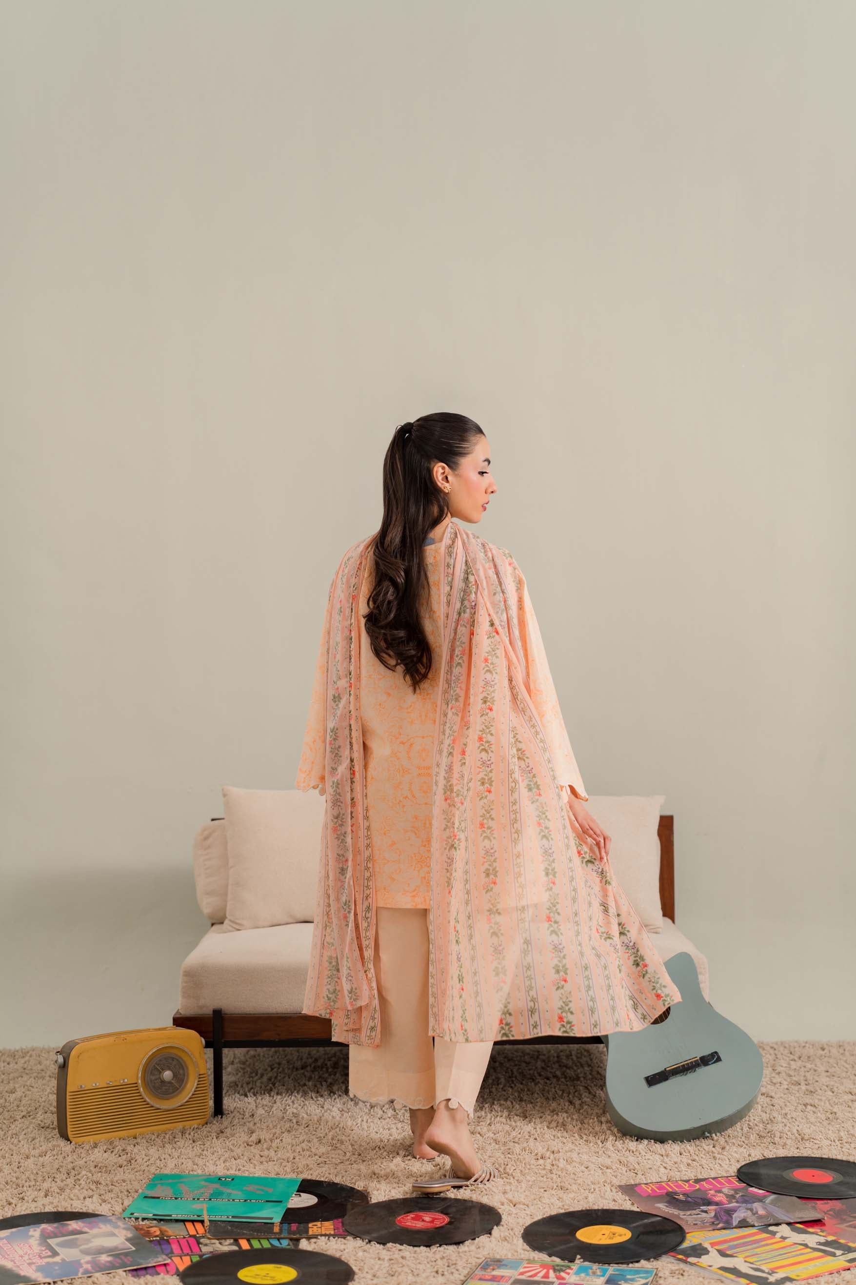 Nectar - 3Pc Printkari Suit