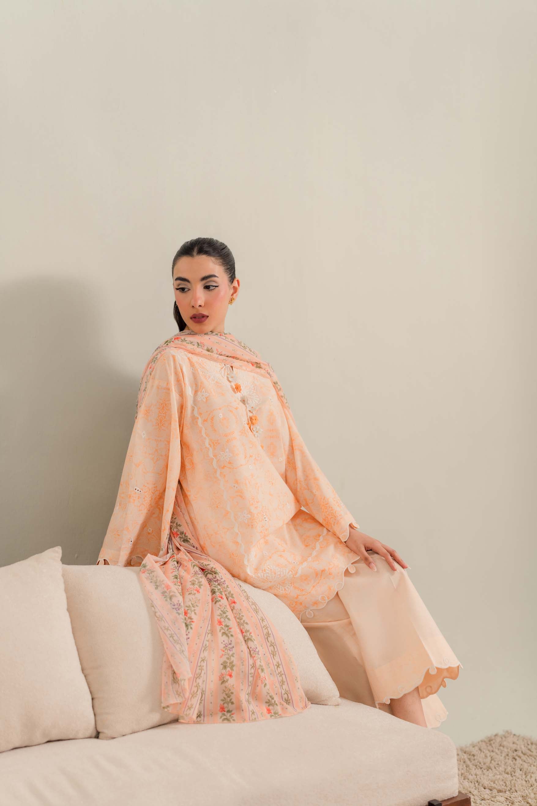 Nectar - 3Pc Printkari Suit