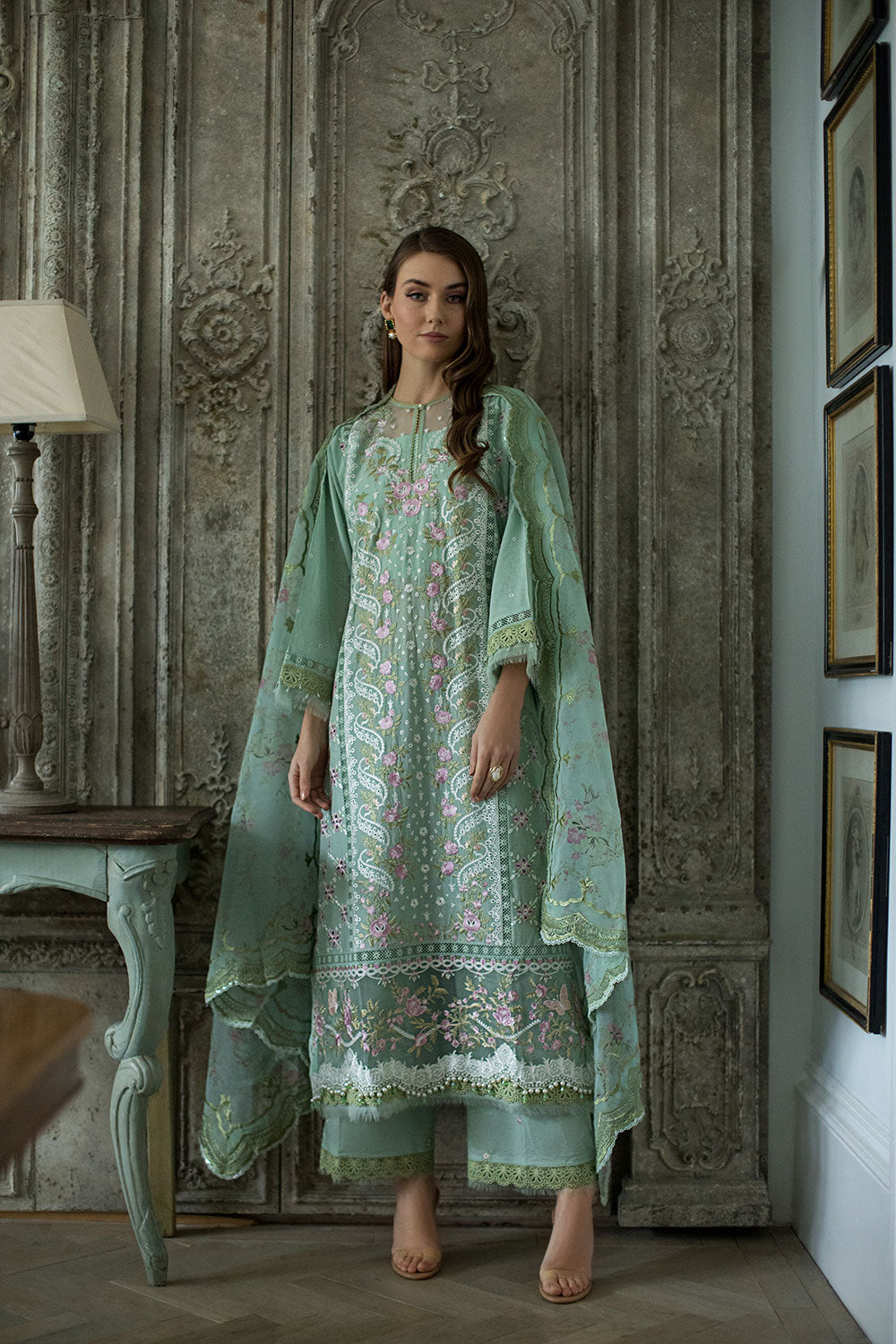 Design 1A Luxury Lawn 2024 Unstitched