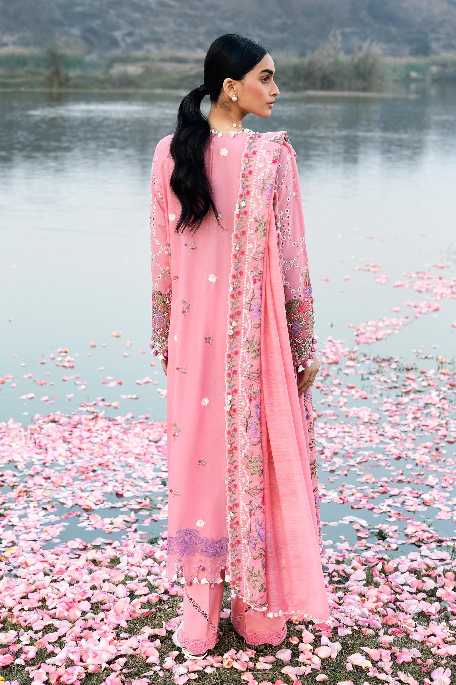 Unstitched Luxury Lawn Suit