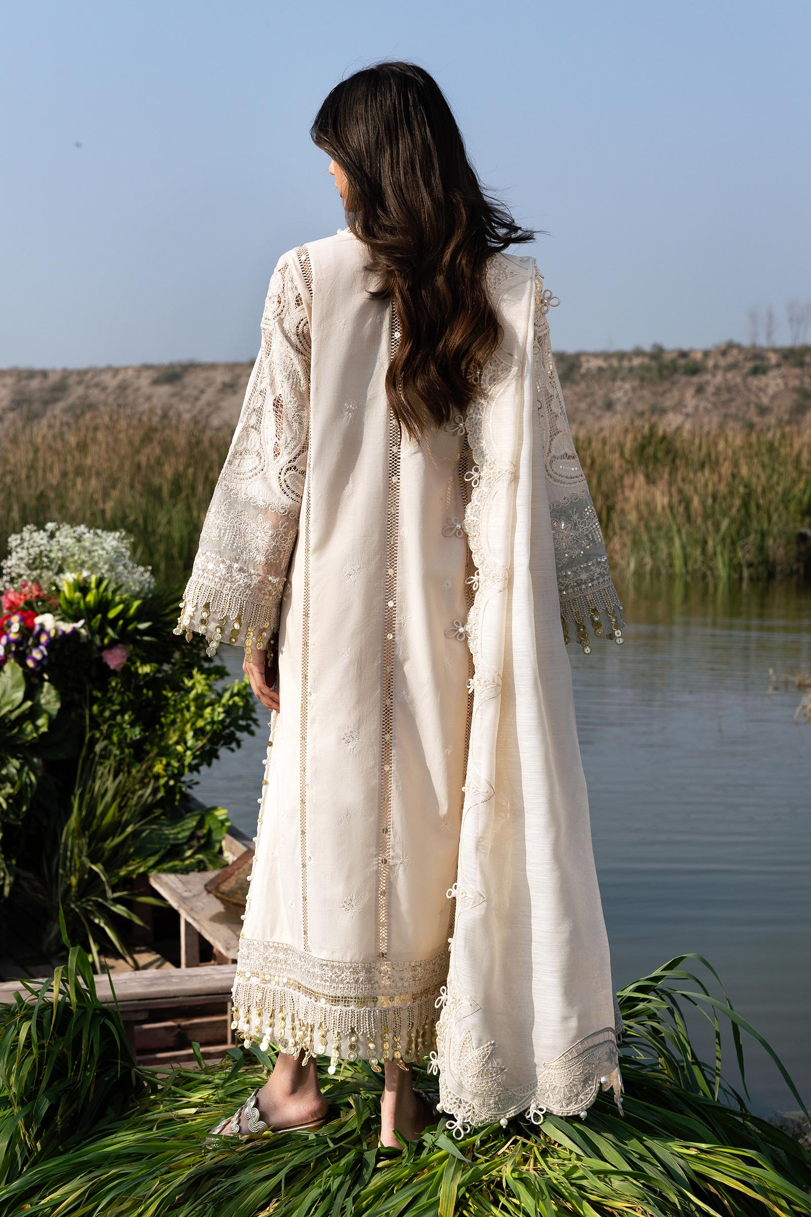 Unstitched Luxury Lawn Suit