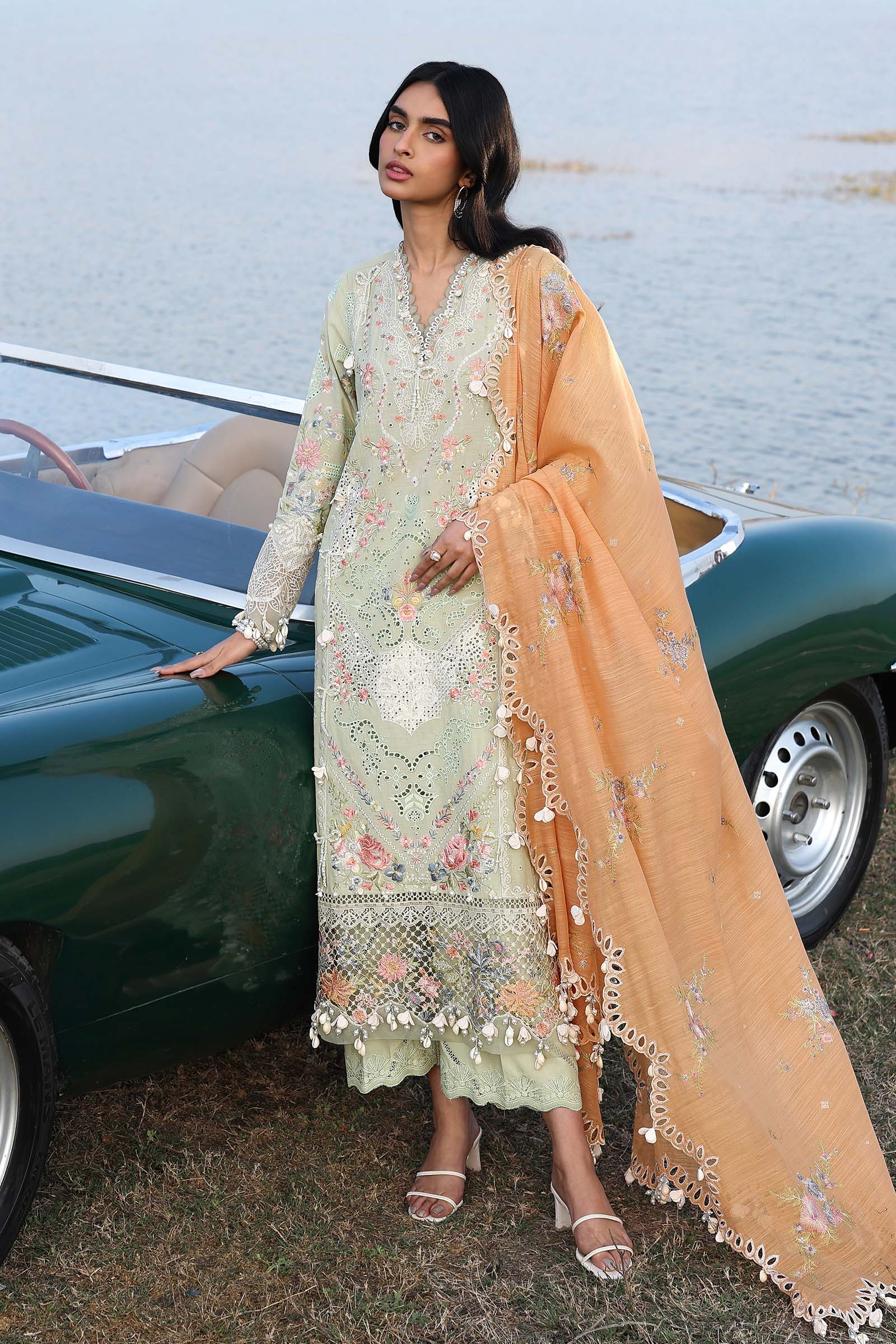 Unstitched Luxury Lawn Suit