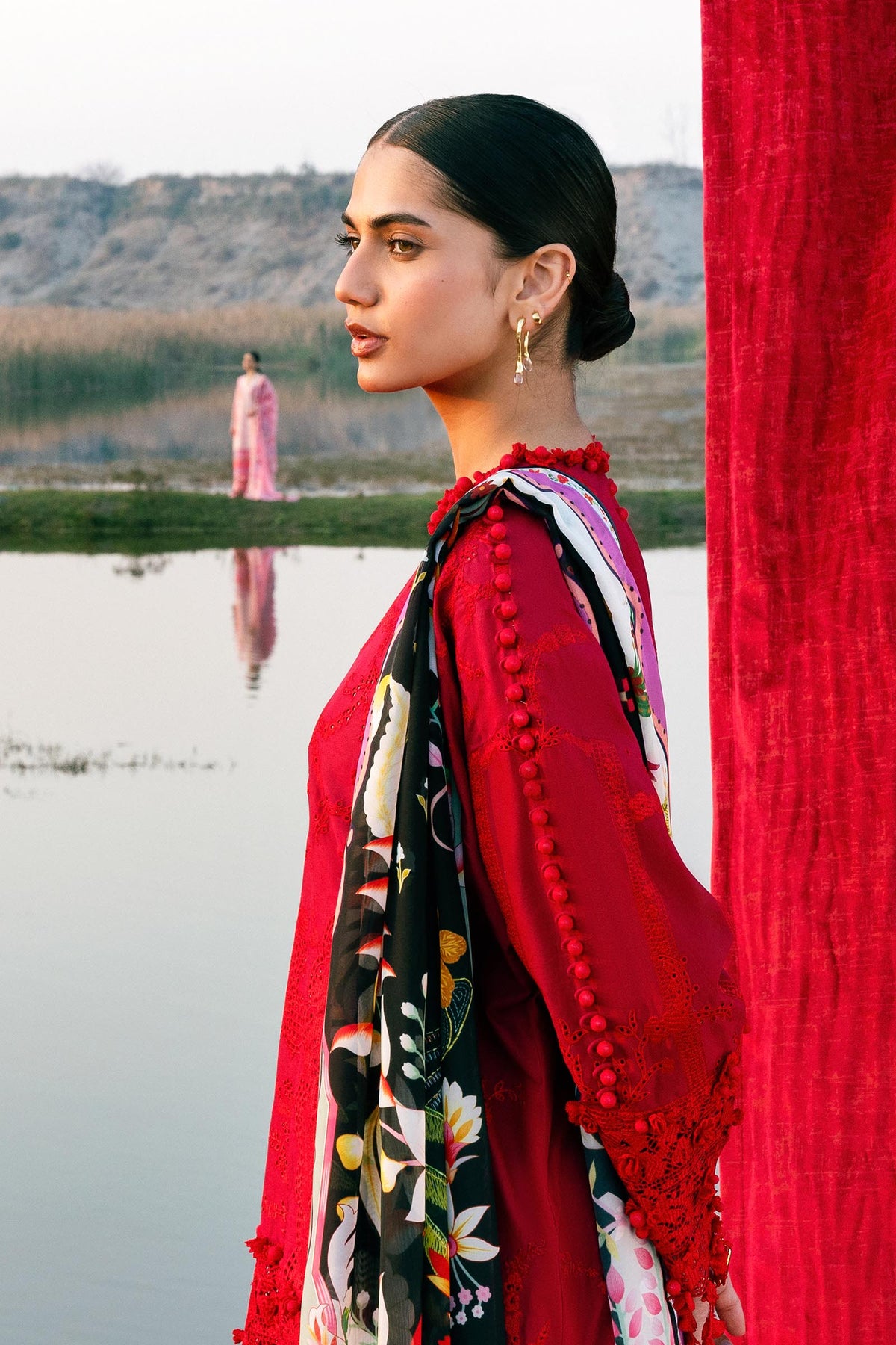 Unstitched Luxury Lawn Suit