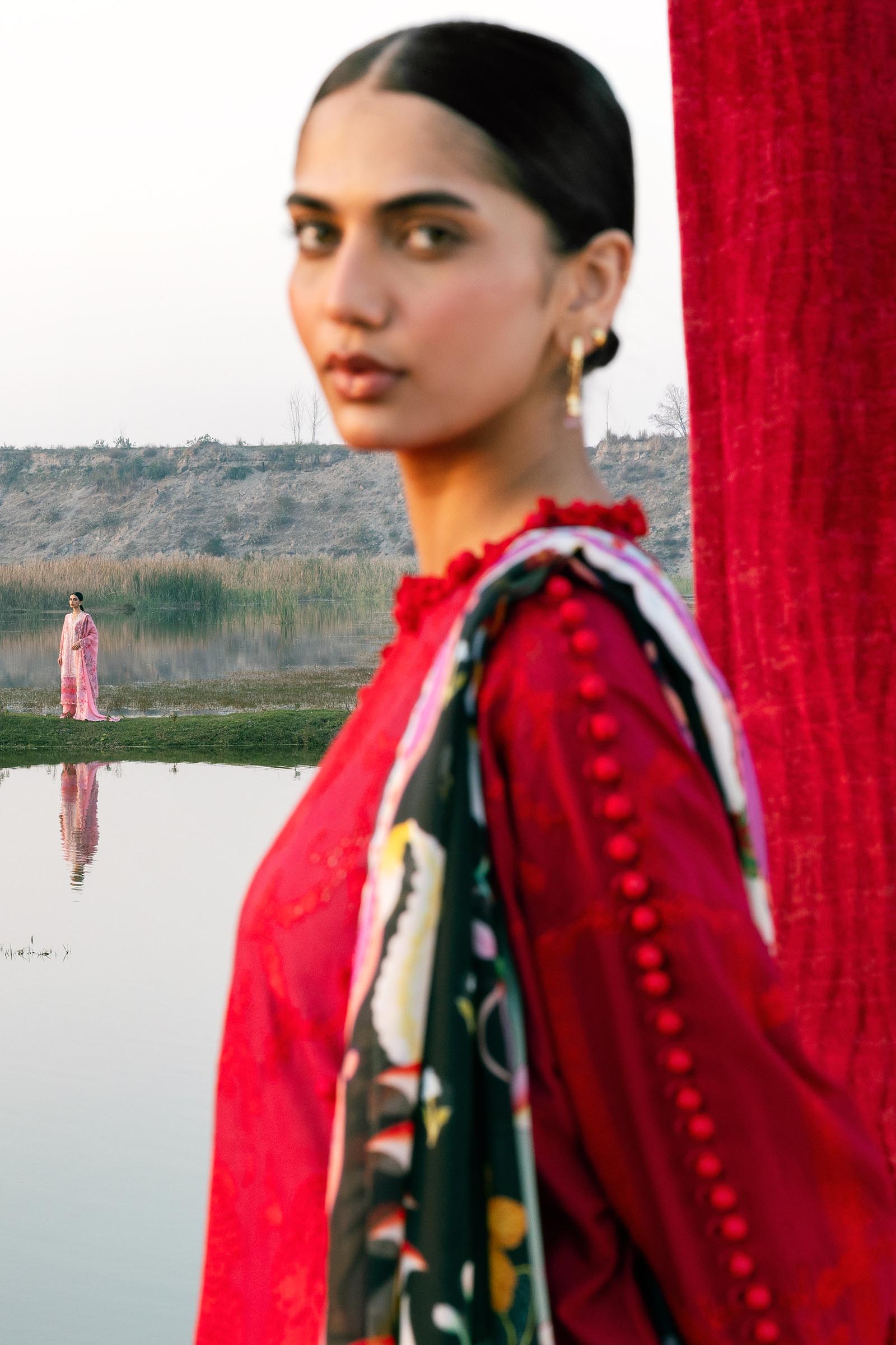 Unstitched Luxury Lawn Suit