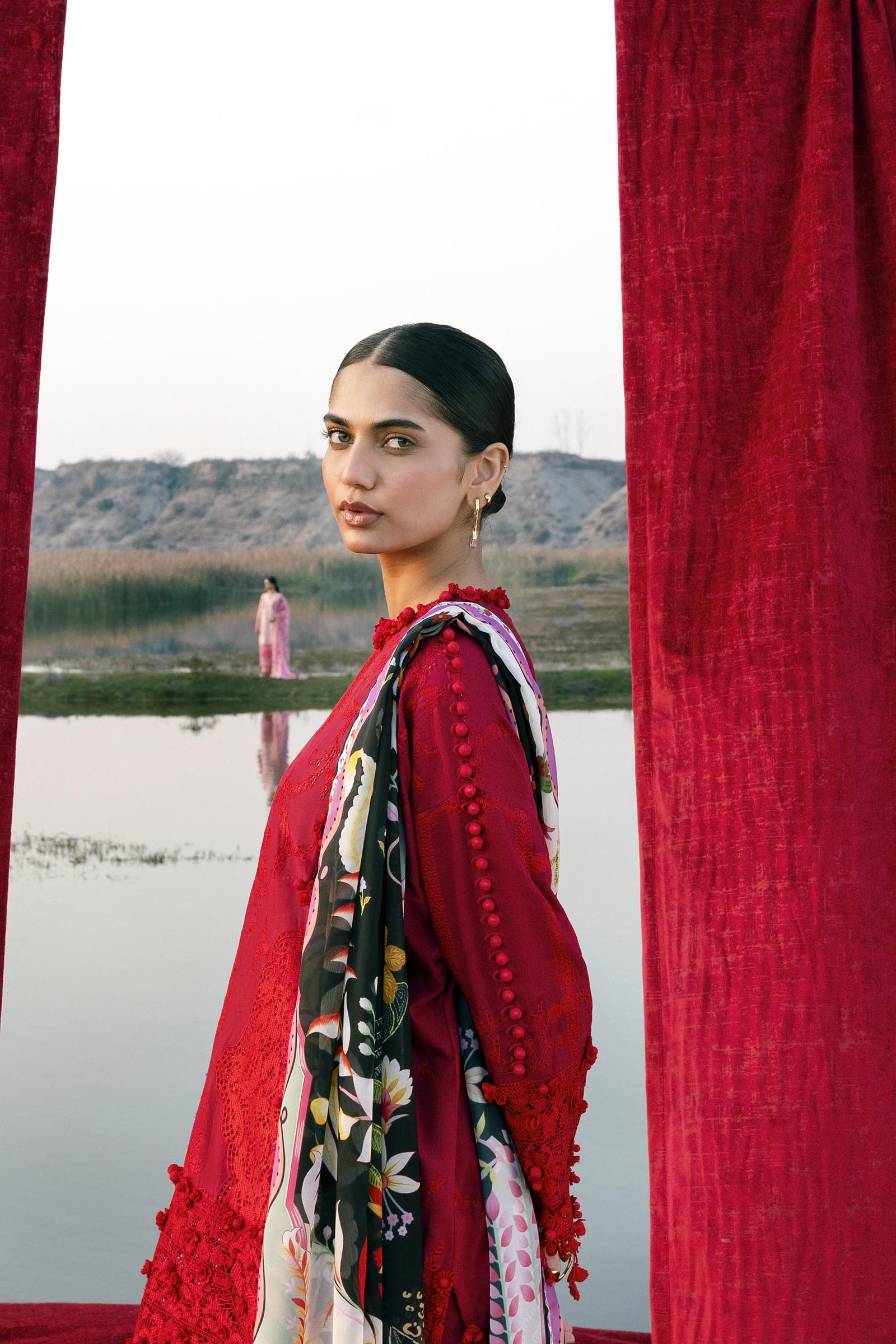 Unstitched Luxury Lawn Suit