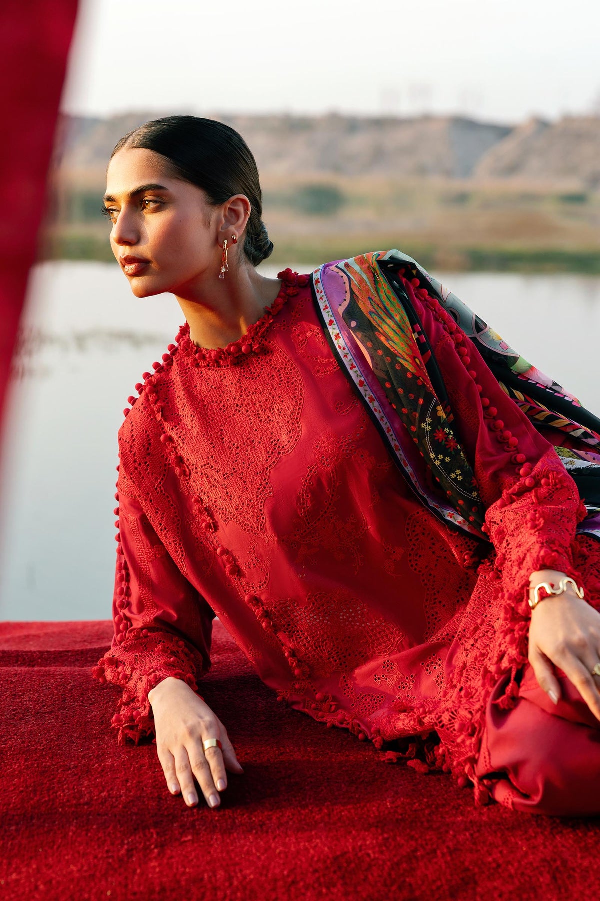 Unstitched Luxury Lawn Suit