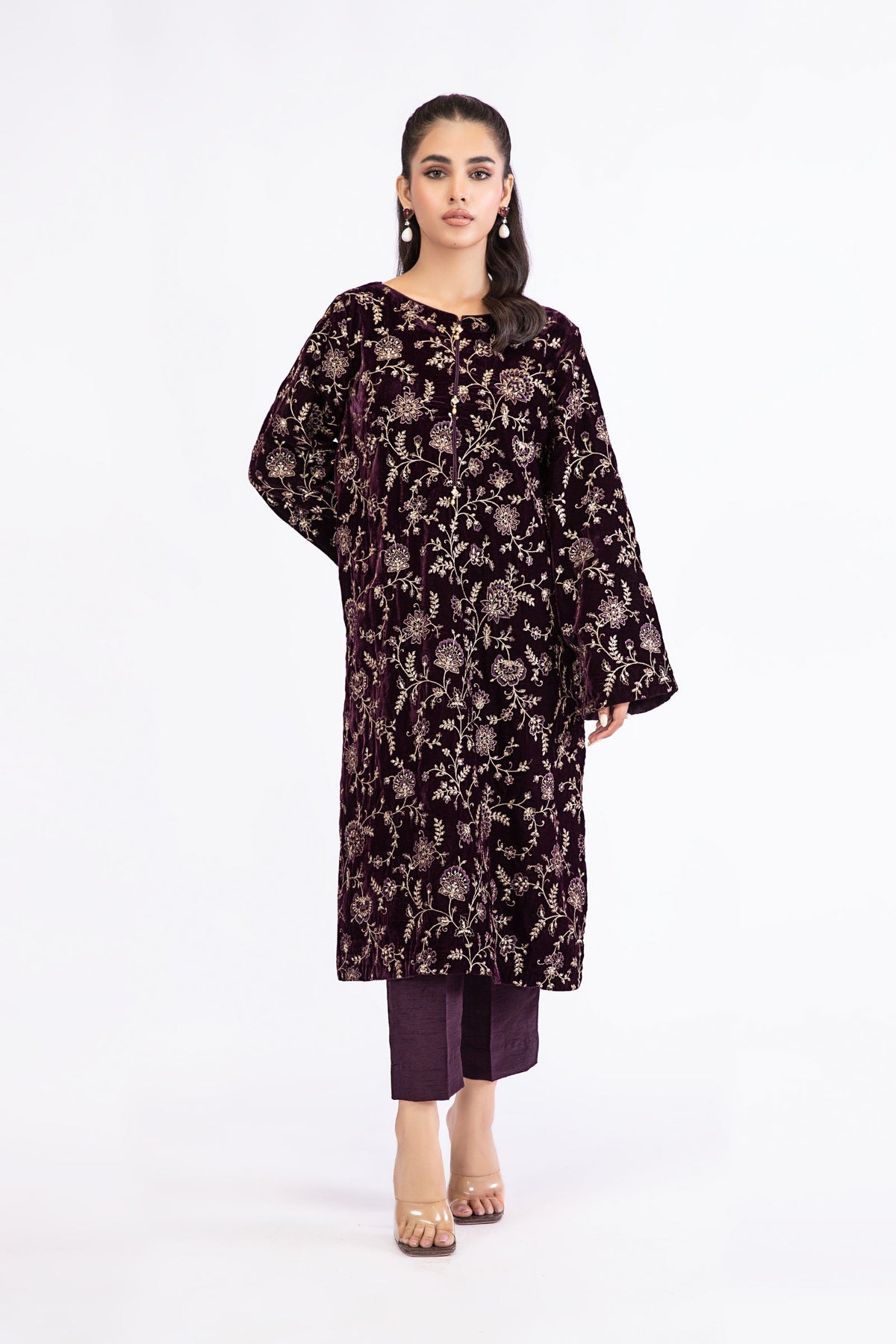 M.Luxe Fabrics Purple LF-525 | LF-525-PURPLE