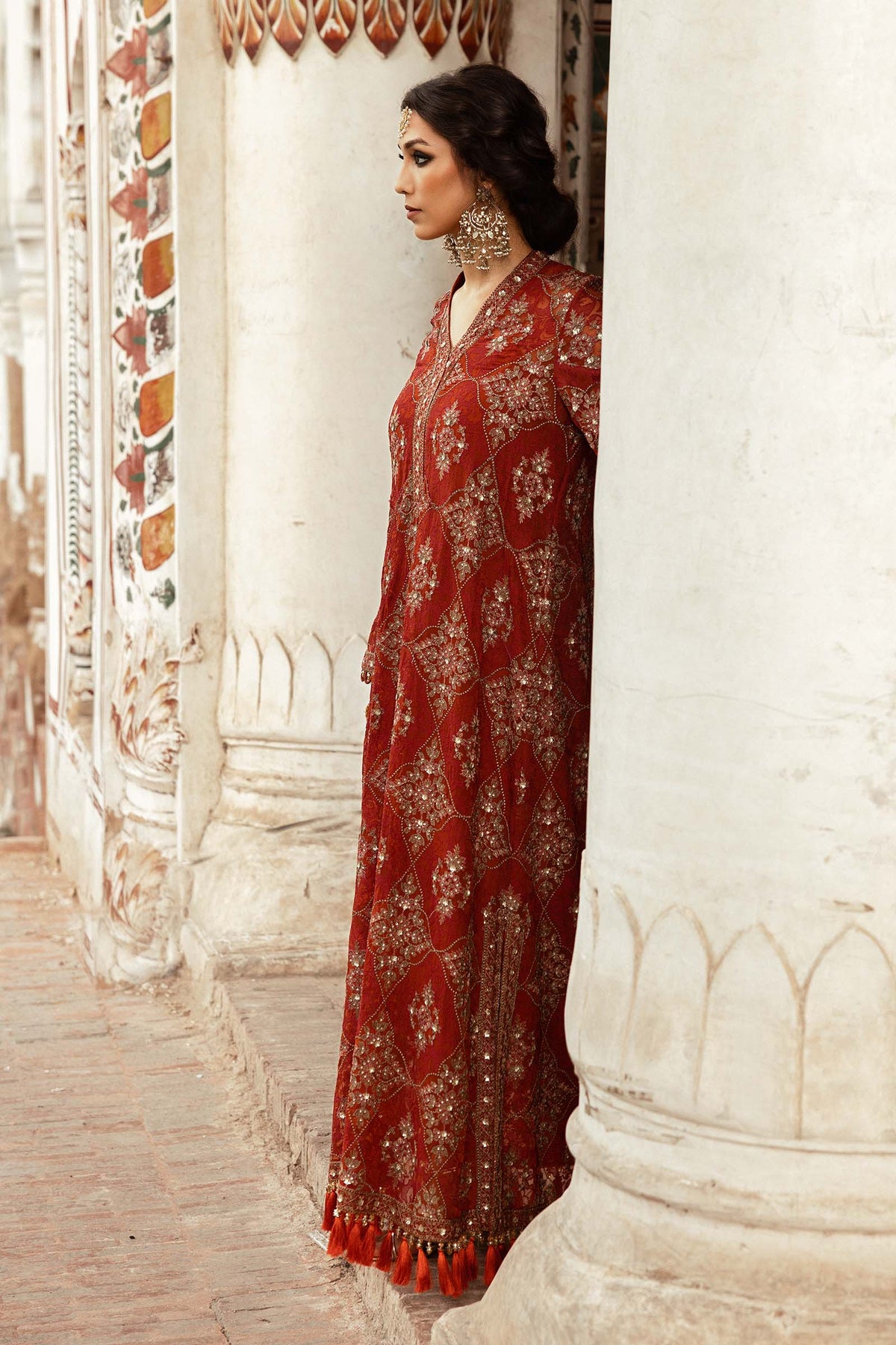 Embroidered Chiffon Fabric (2Pcs) | LF-913