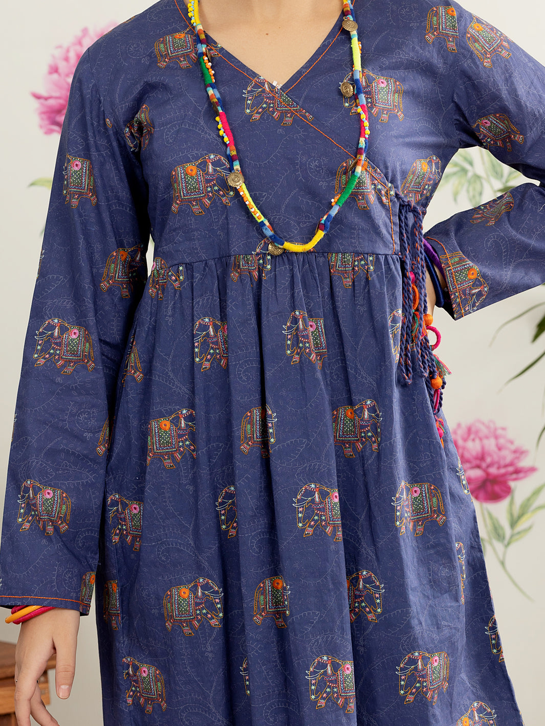 Navy Blue Lawn 2 Piece Stitched - ALT-2PS-LKS-1109