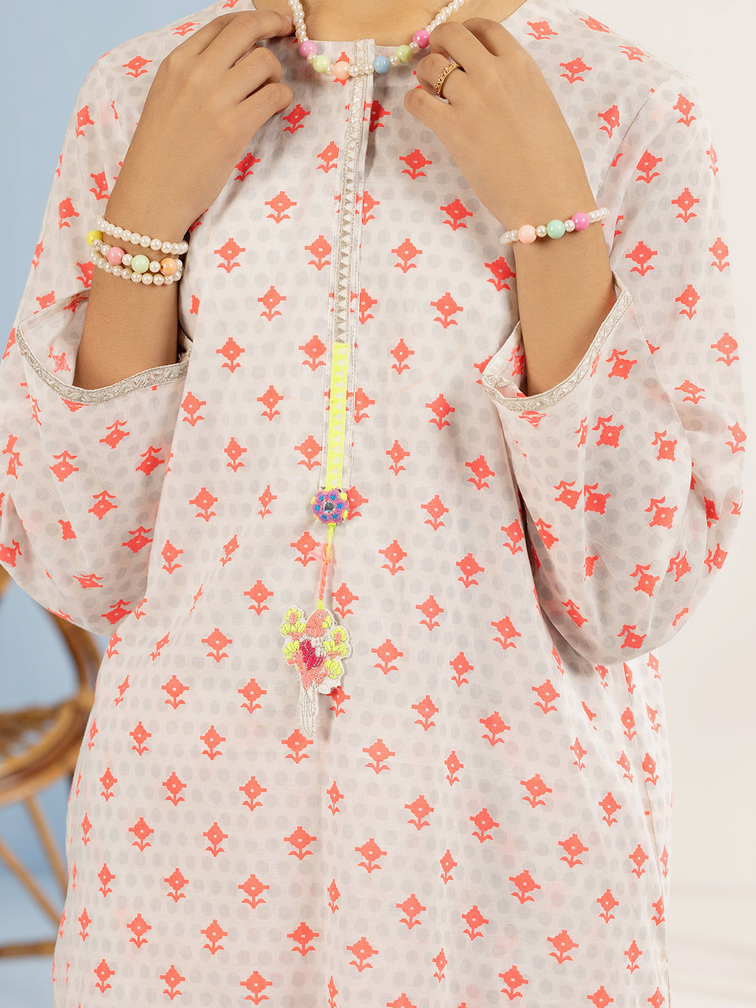 Pink Cambric 2 Piece Stitched - ALT-2PS-LKS-1120