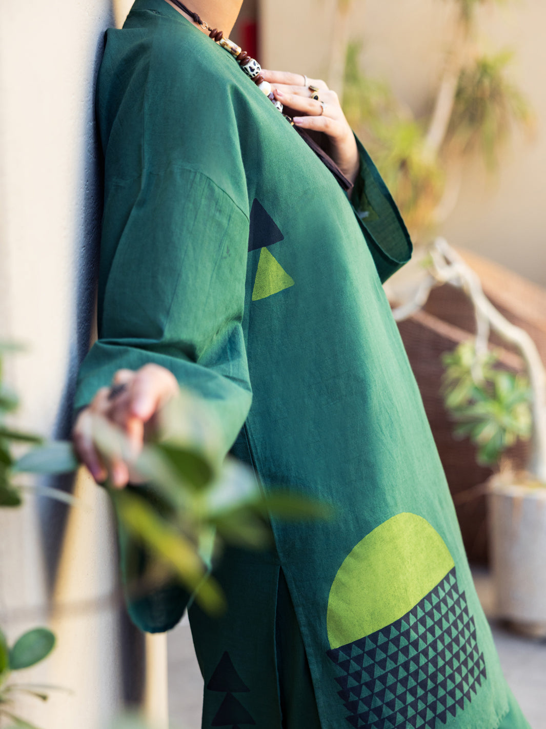 Green Cabmric 2Pc Stitched - ALP-2PS-LKS-2794