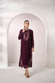 FW24DA-2621 PURPLE 2PCS EMBROIDERED KURTA WITH TROUSER