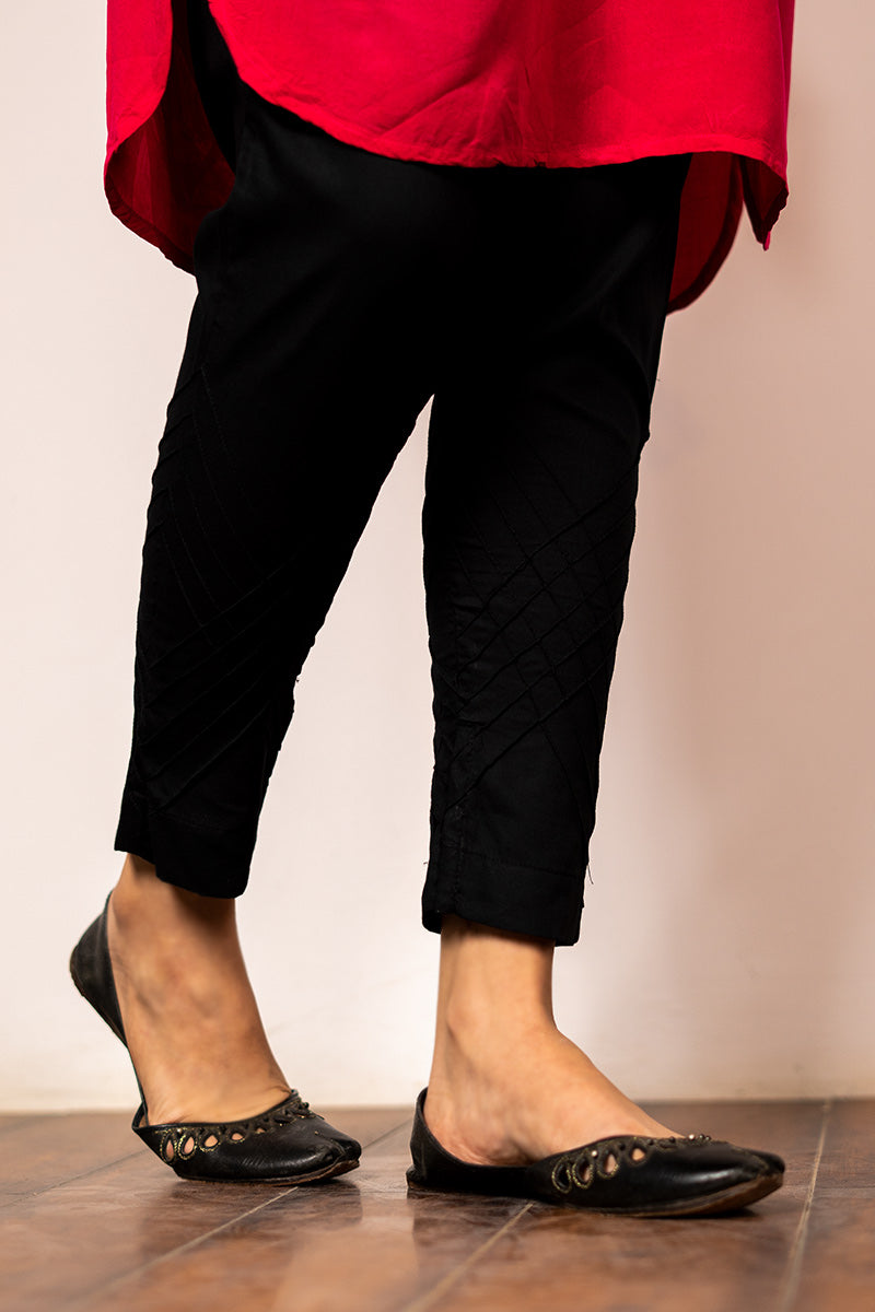 Pintuck Pants