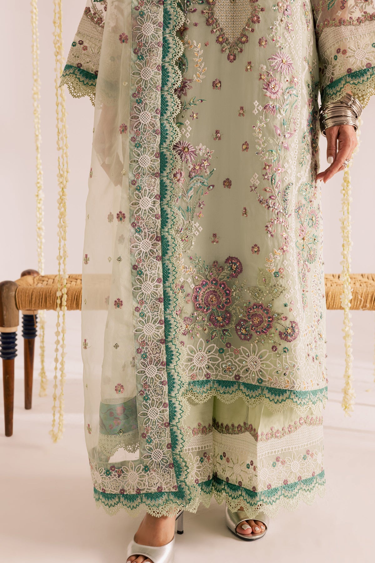 Labeeba 3Pc - Festive Luxe Pret